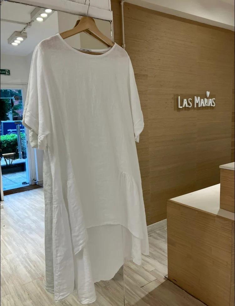 Vestido Pienza blanco talle unico