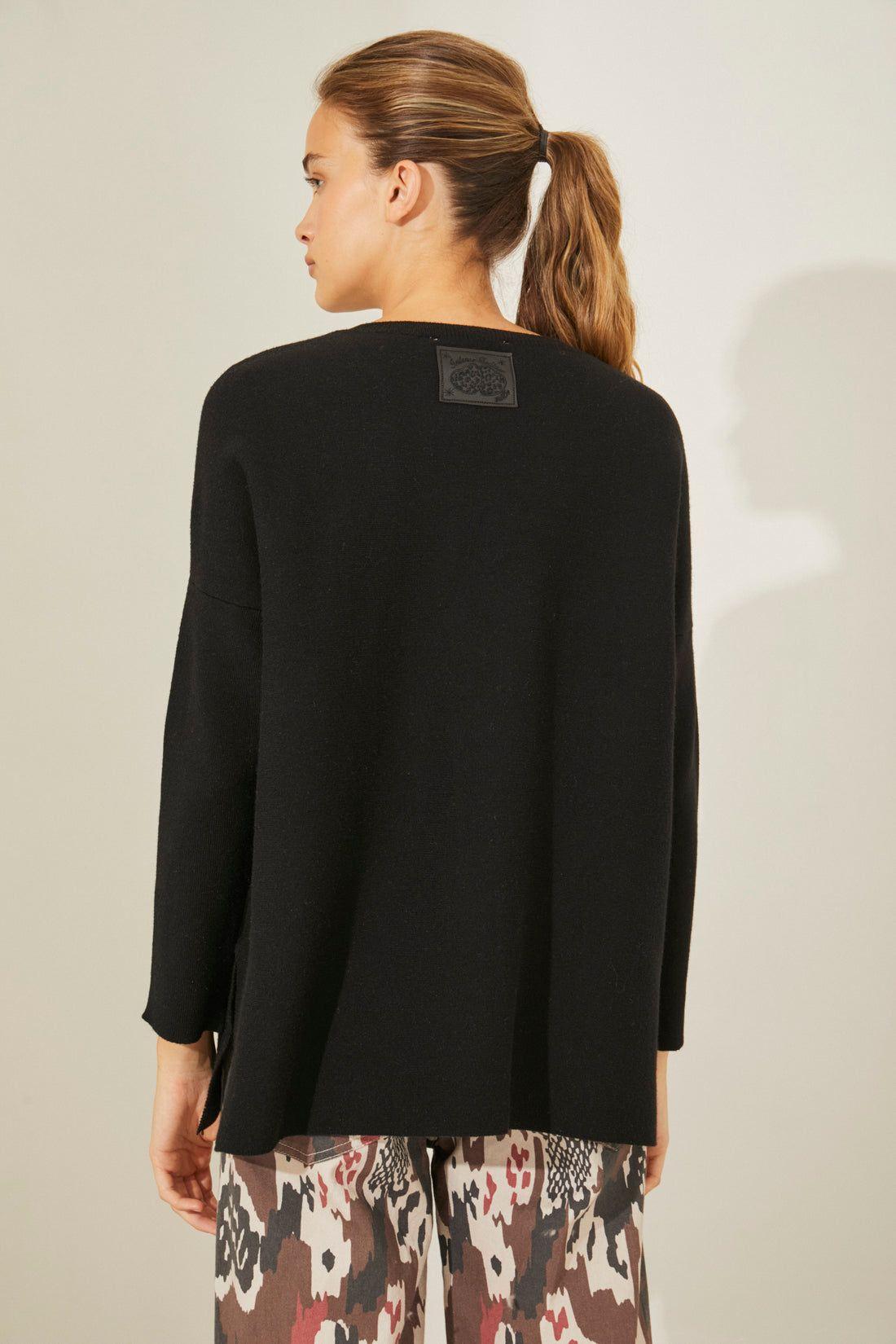 Sweater Ava negro talle unico