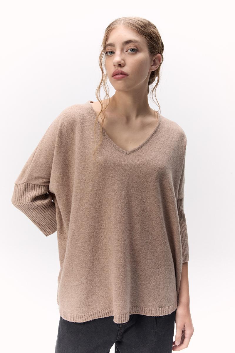 Sweater Venecia camel m/l