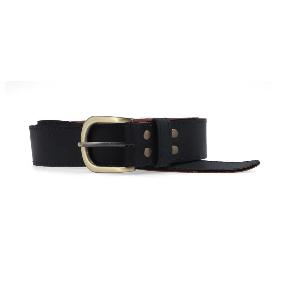 Cinto MEN MD gold negro l