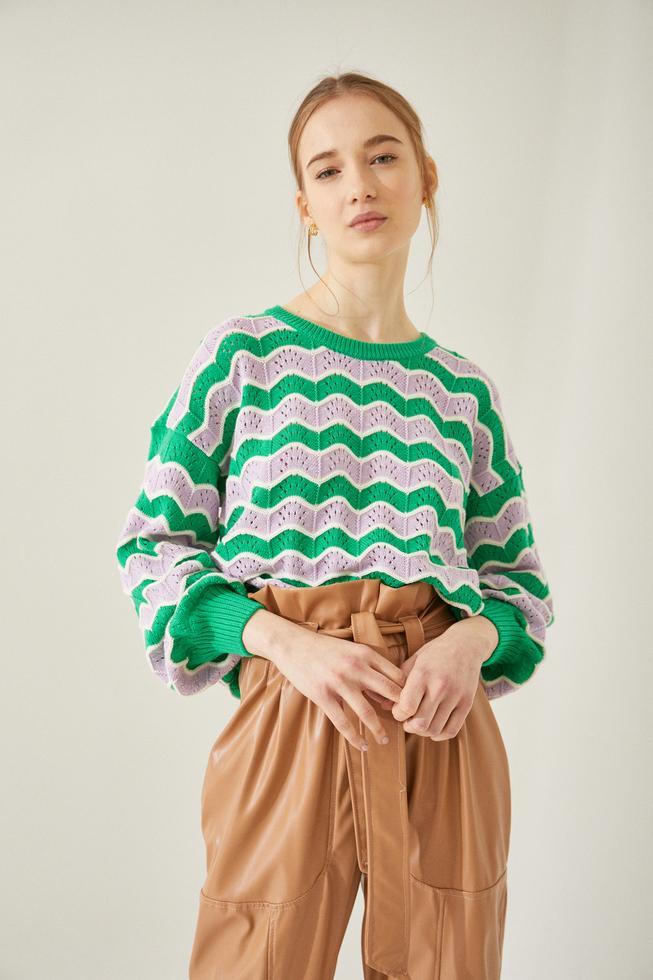 SWEATER AMBER verde talle unico