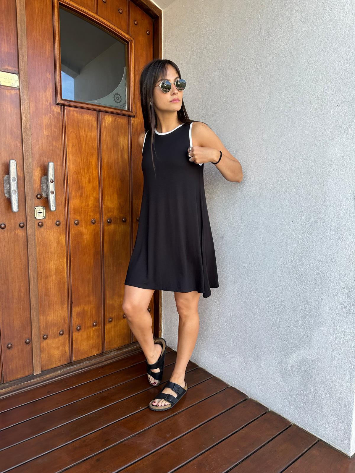 Vestido Ibiza negro l/xl