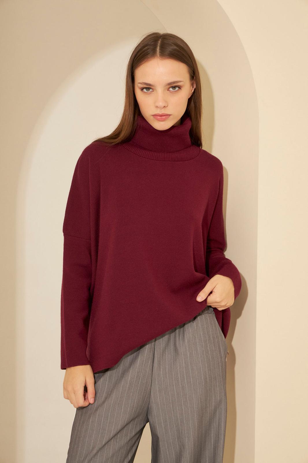 Polera Oliver bordo talle unico