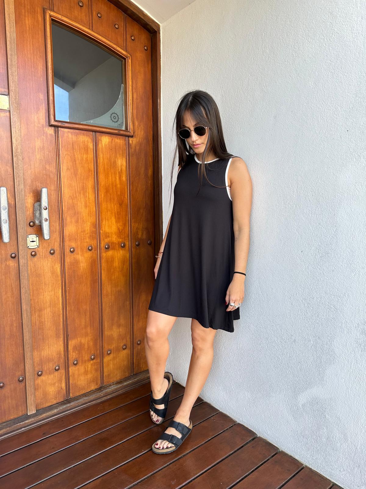 Vestido Ibiza negro l/xl