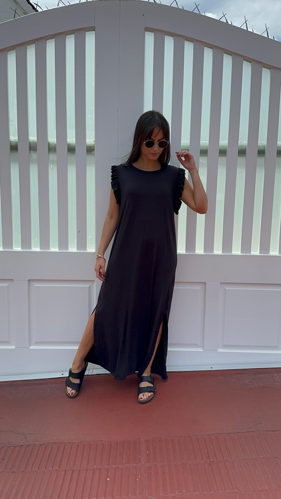 Vestido Filippa negro talle unico