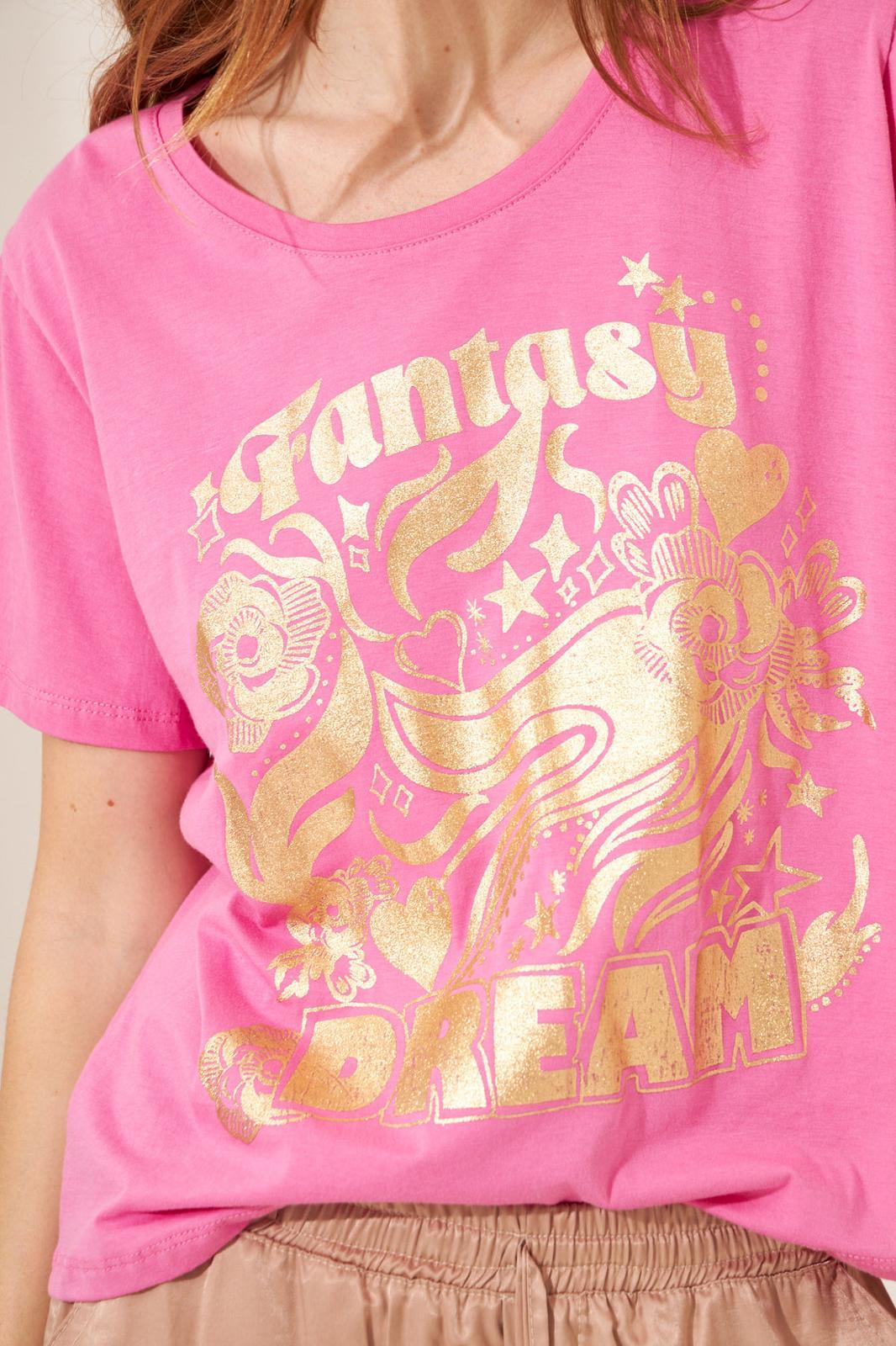 REMERA FANTASY fucsia s/m