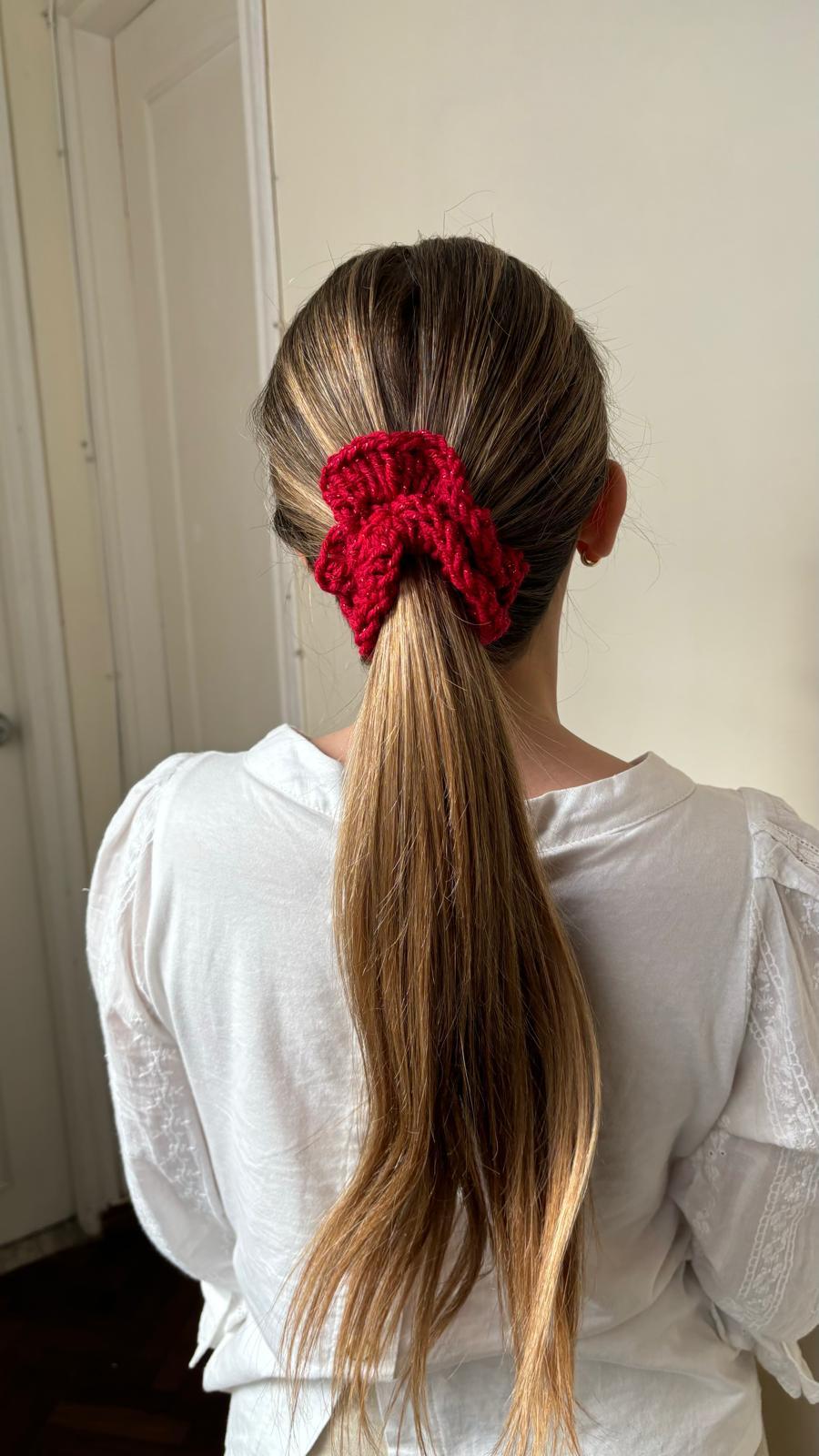 Colita Crochet rojo m