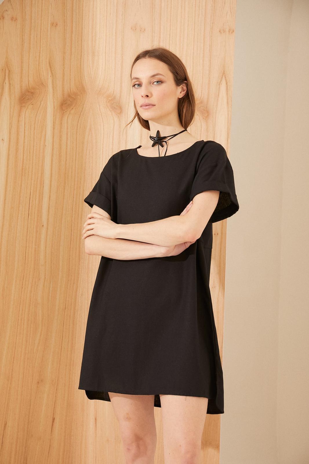 VESTIDO VOYAGE negro m