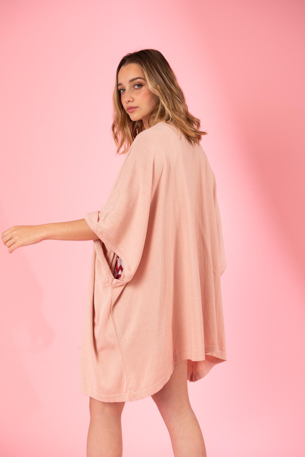 CARDIGAN MURCIA rosado talle unico