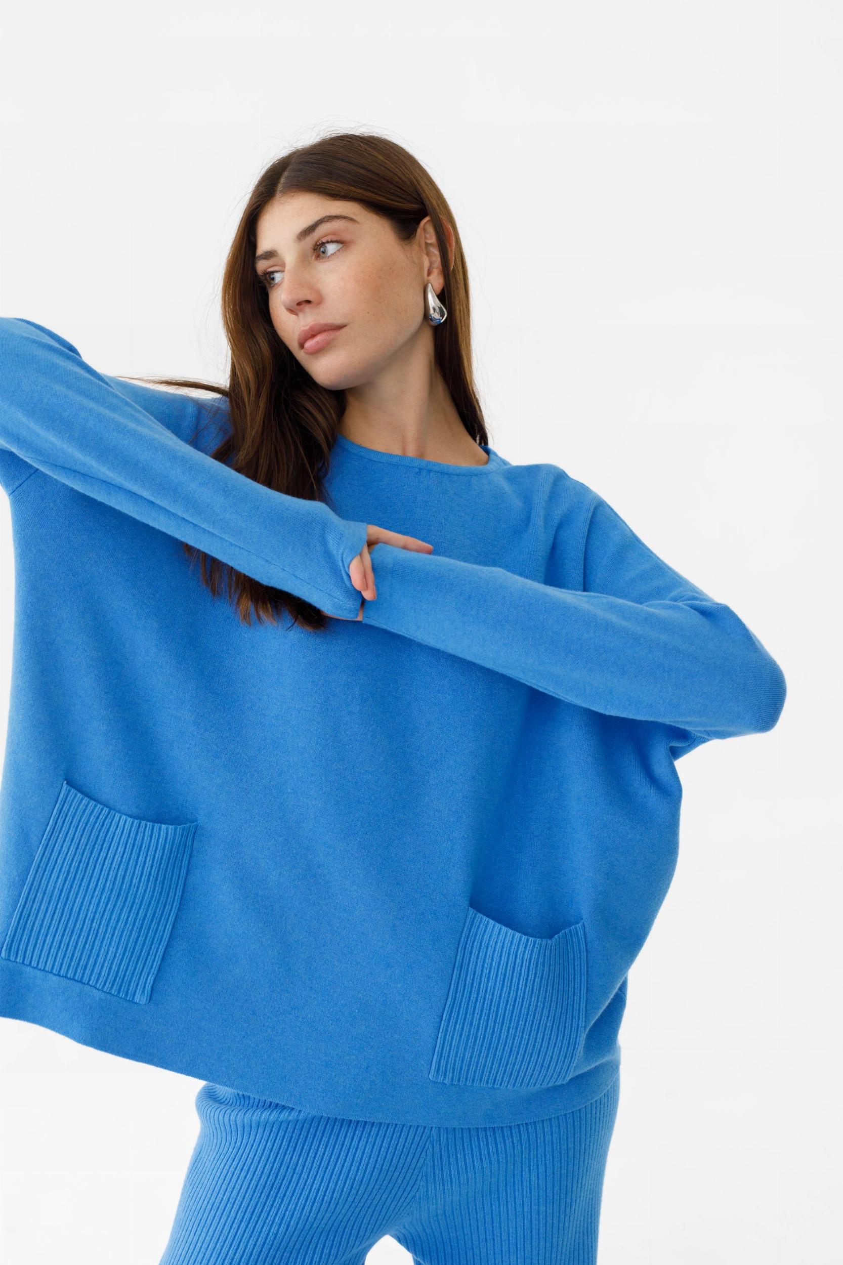 Sweater Manola azul talle unico