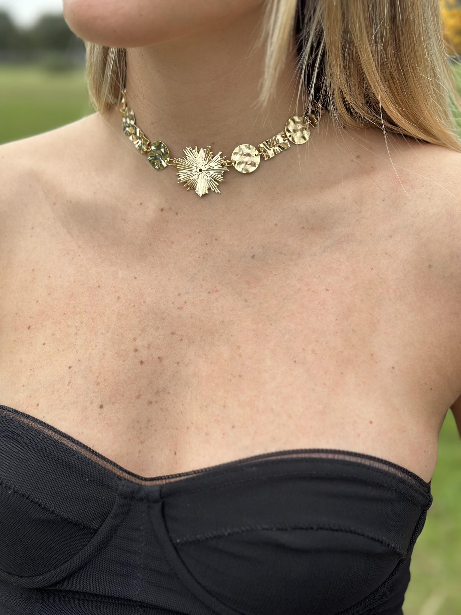 Choker Sunny dorado talle unico