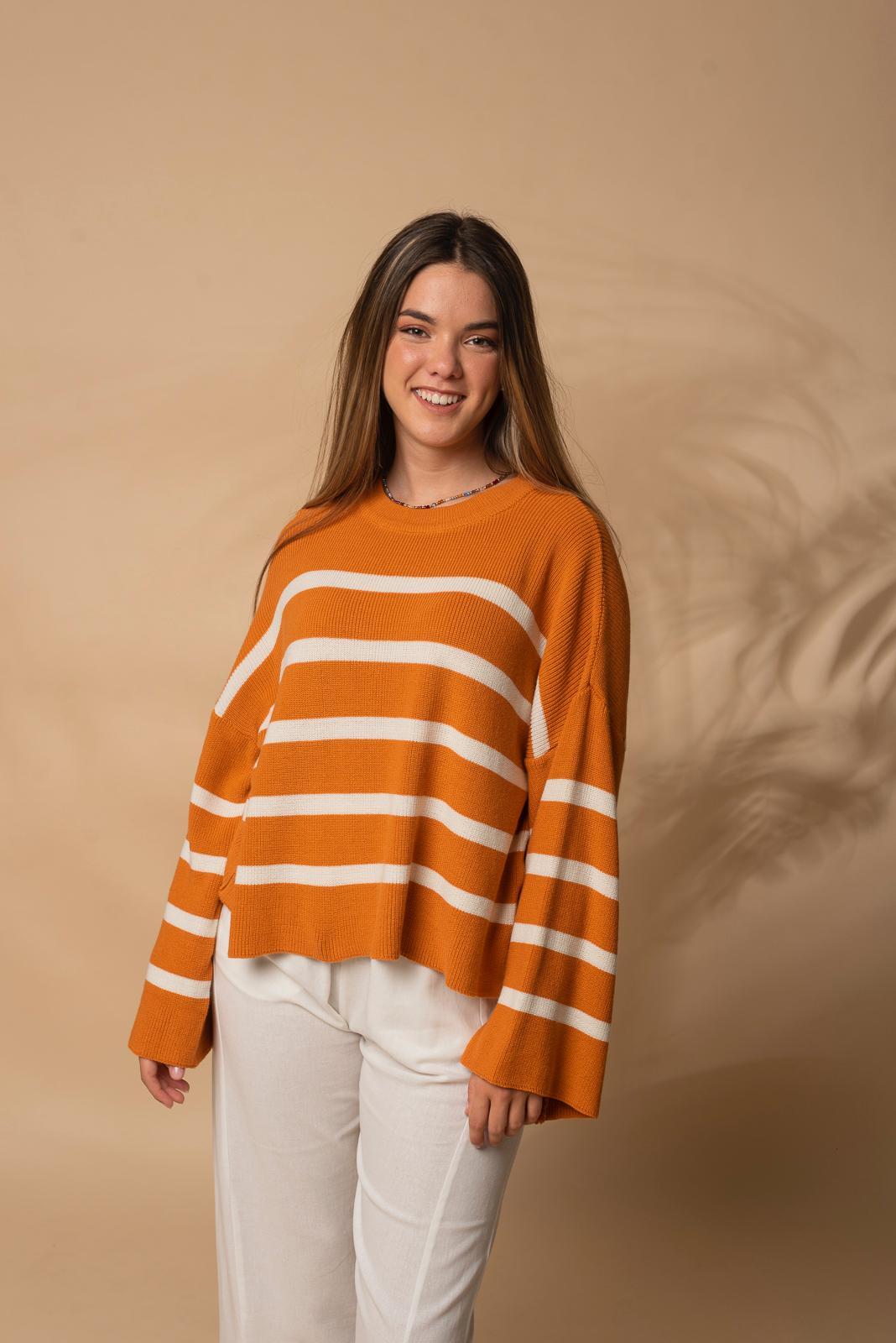 SWEATER PERUGIA naranja talle unico