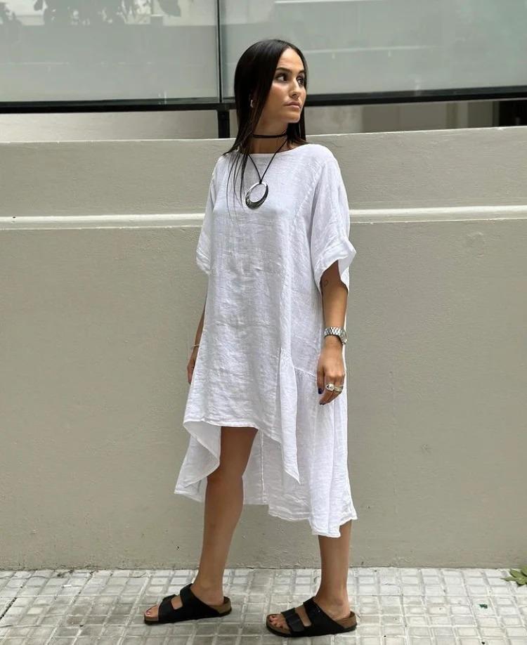 Vestido Pienza celeste talle unico