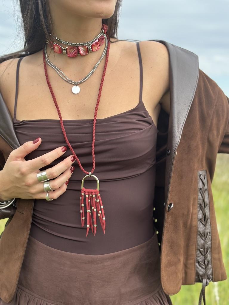 Choker Nox bordo talle unico