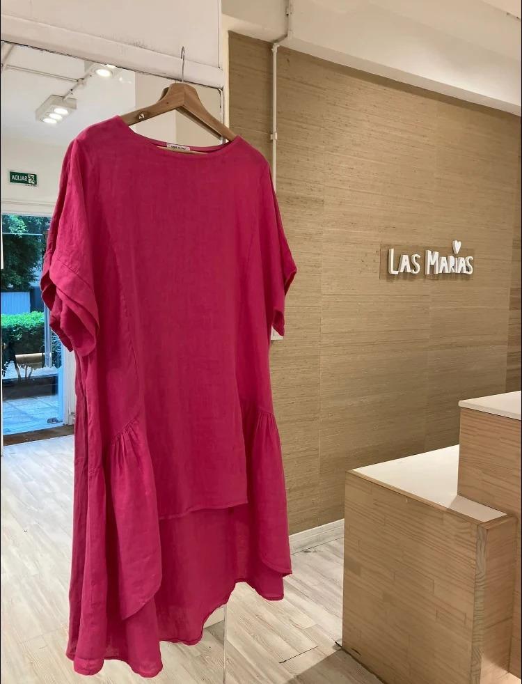 Vestido Pienza fucsia talle unico