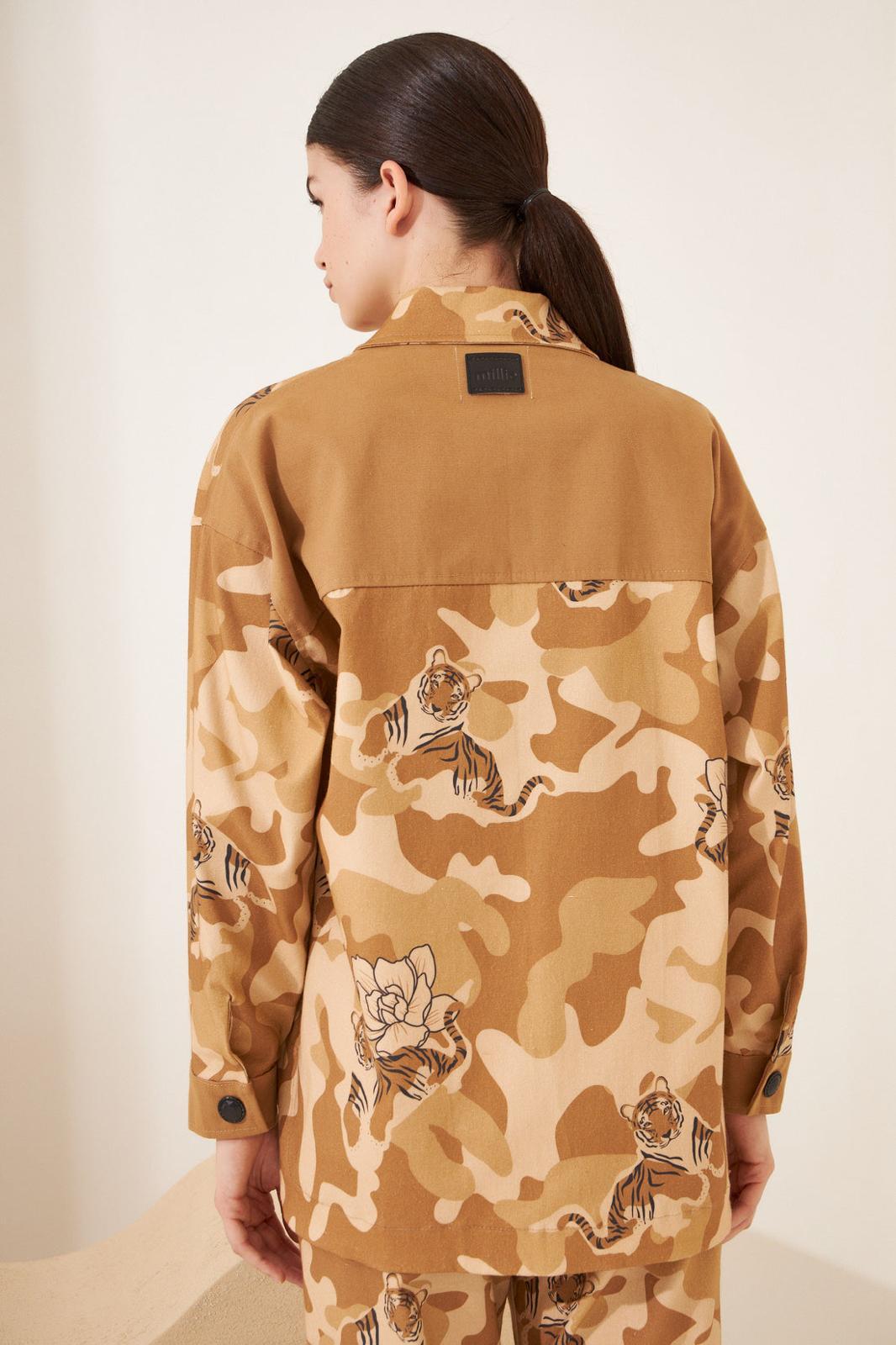 CHAQUETA CAMOUFLAGE camel s/m