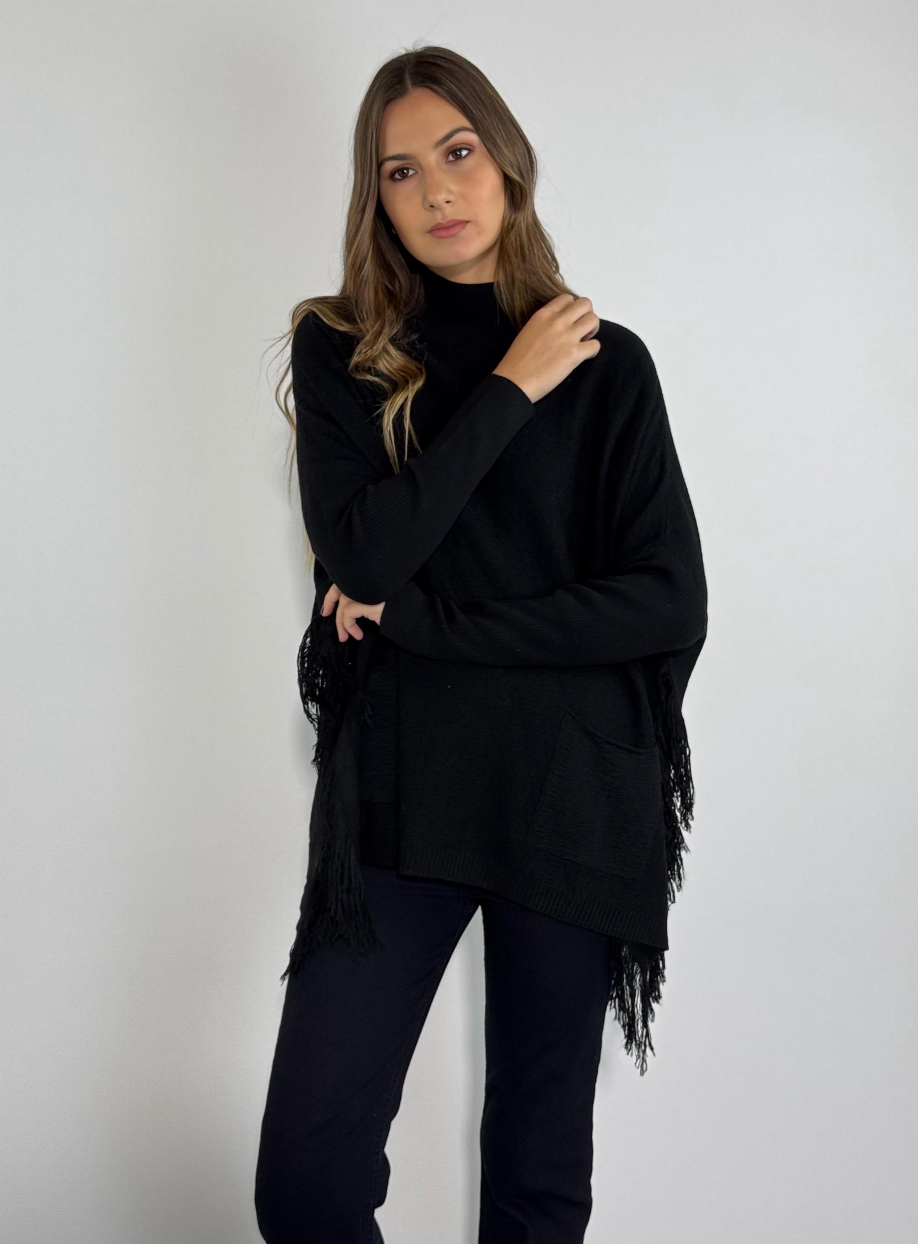 SWEATER AMANDA negro talle unico