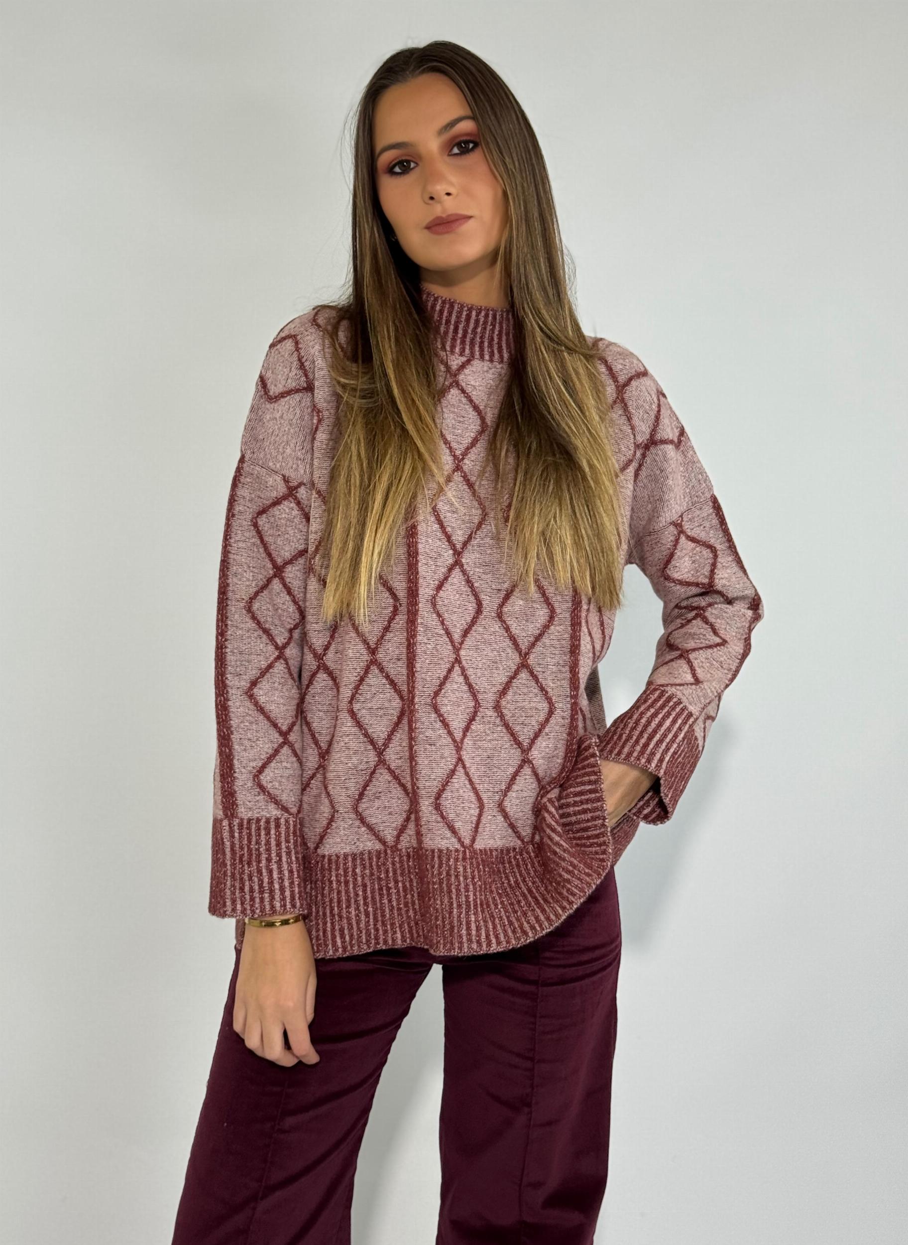 SWEATER RINGO rosado m/l