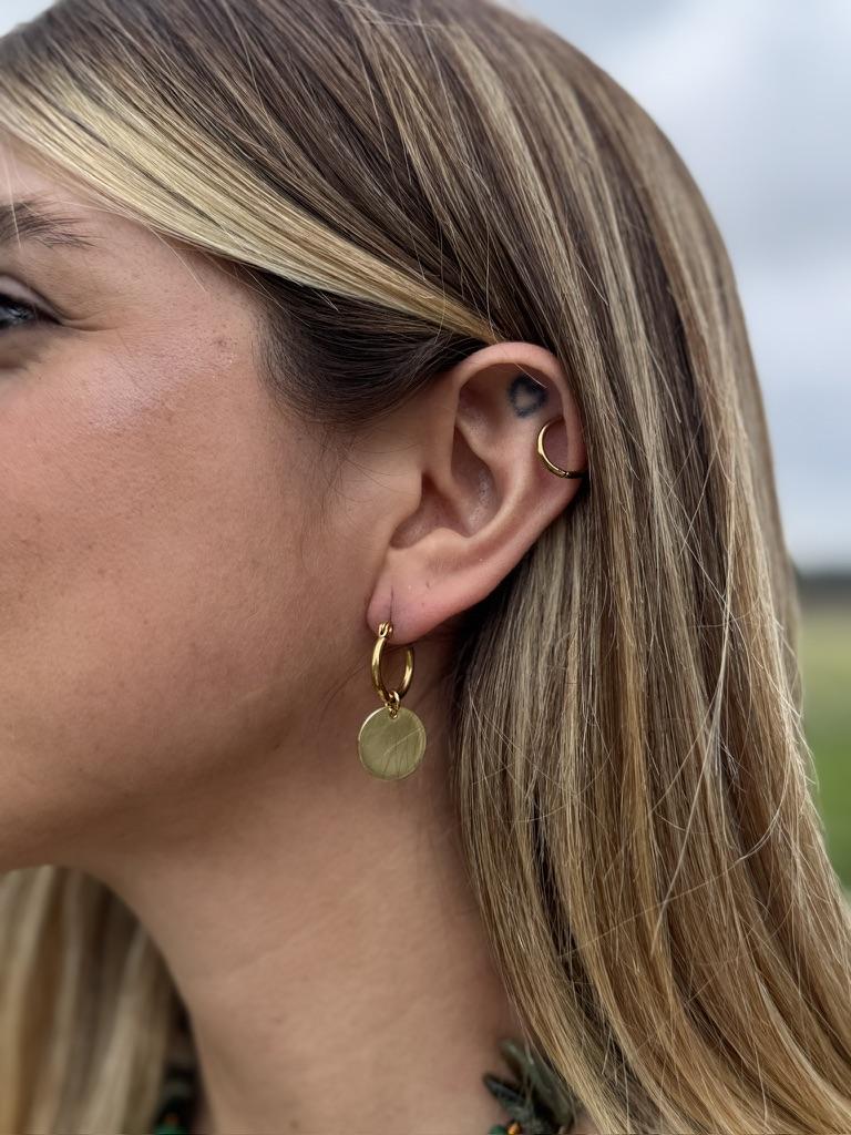 Aro Retro dorado talle unico