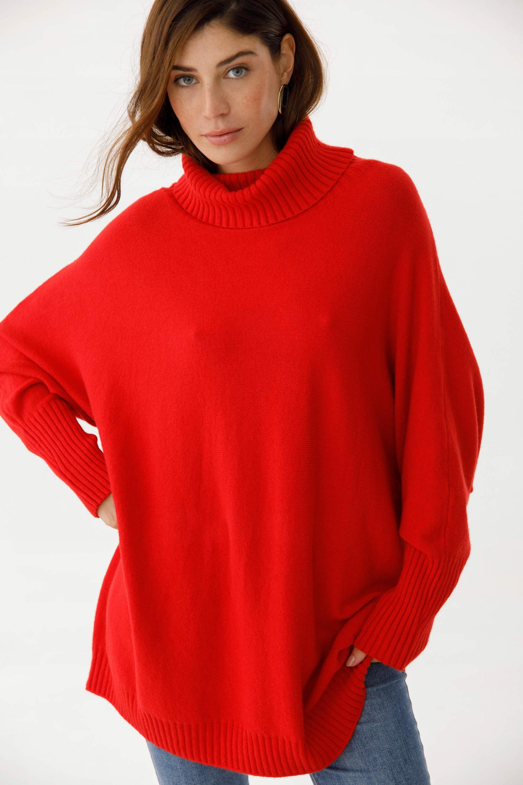 Sweater Azul rojo talle unico
