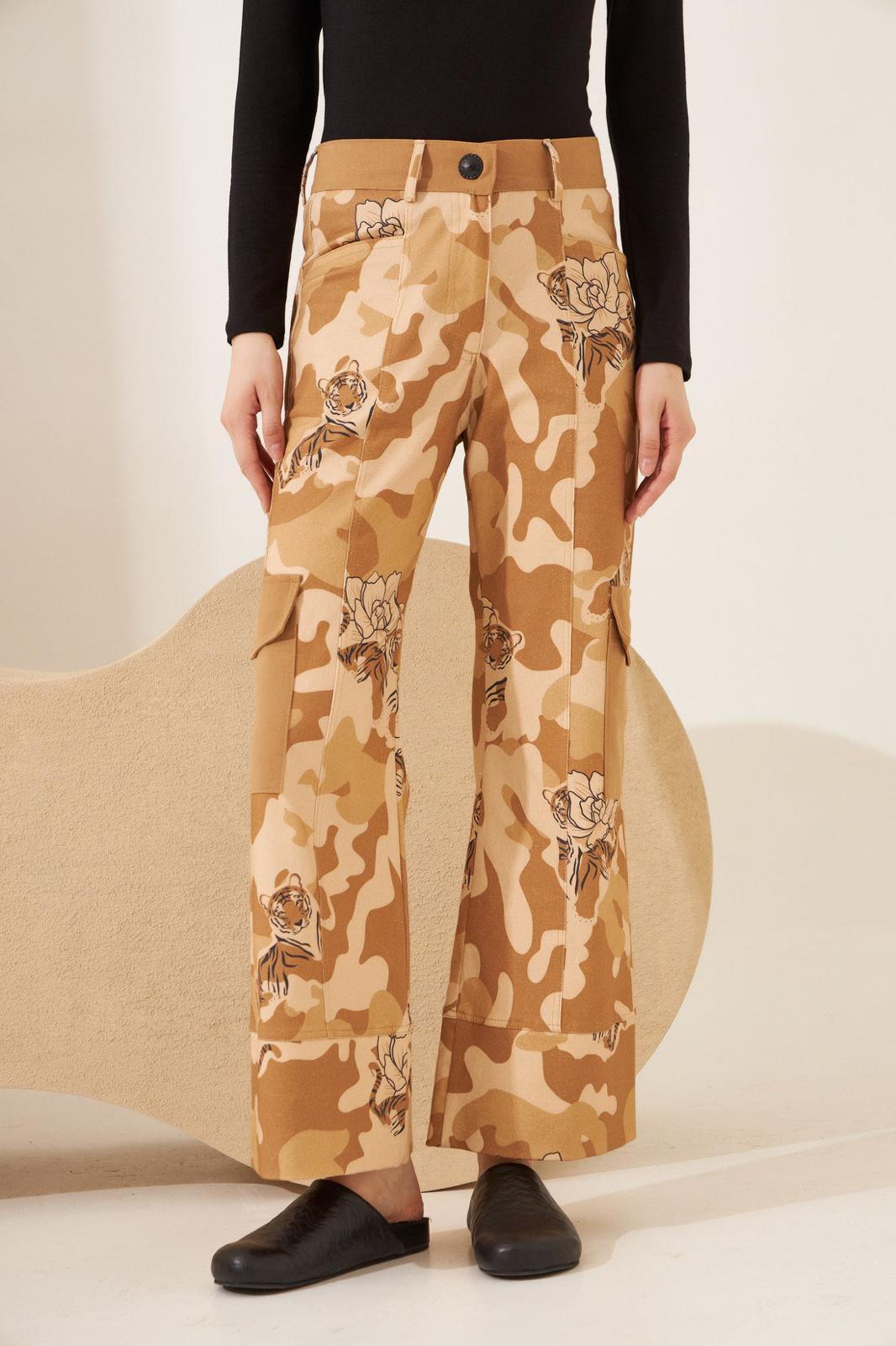 PANTALON CAMOUFLAGE camel 30