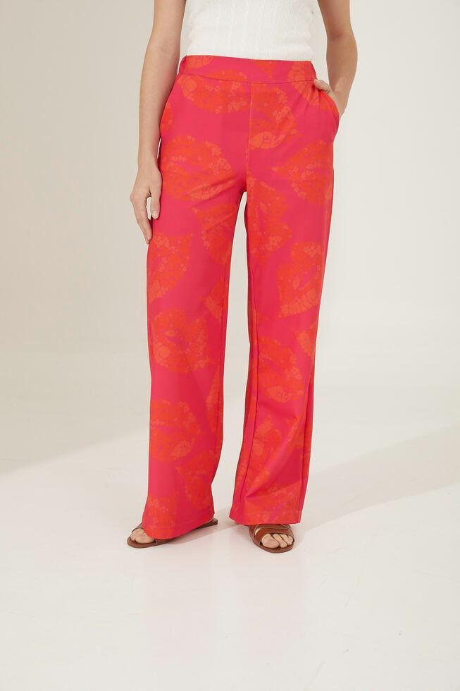 PANTALON KISS fucsia m