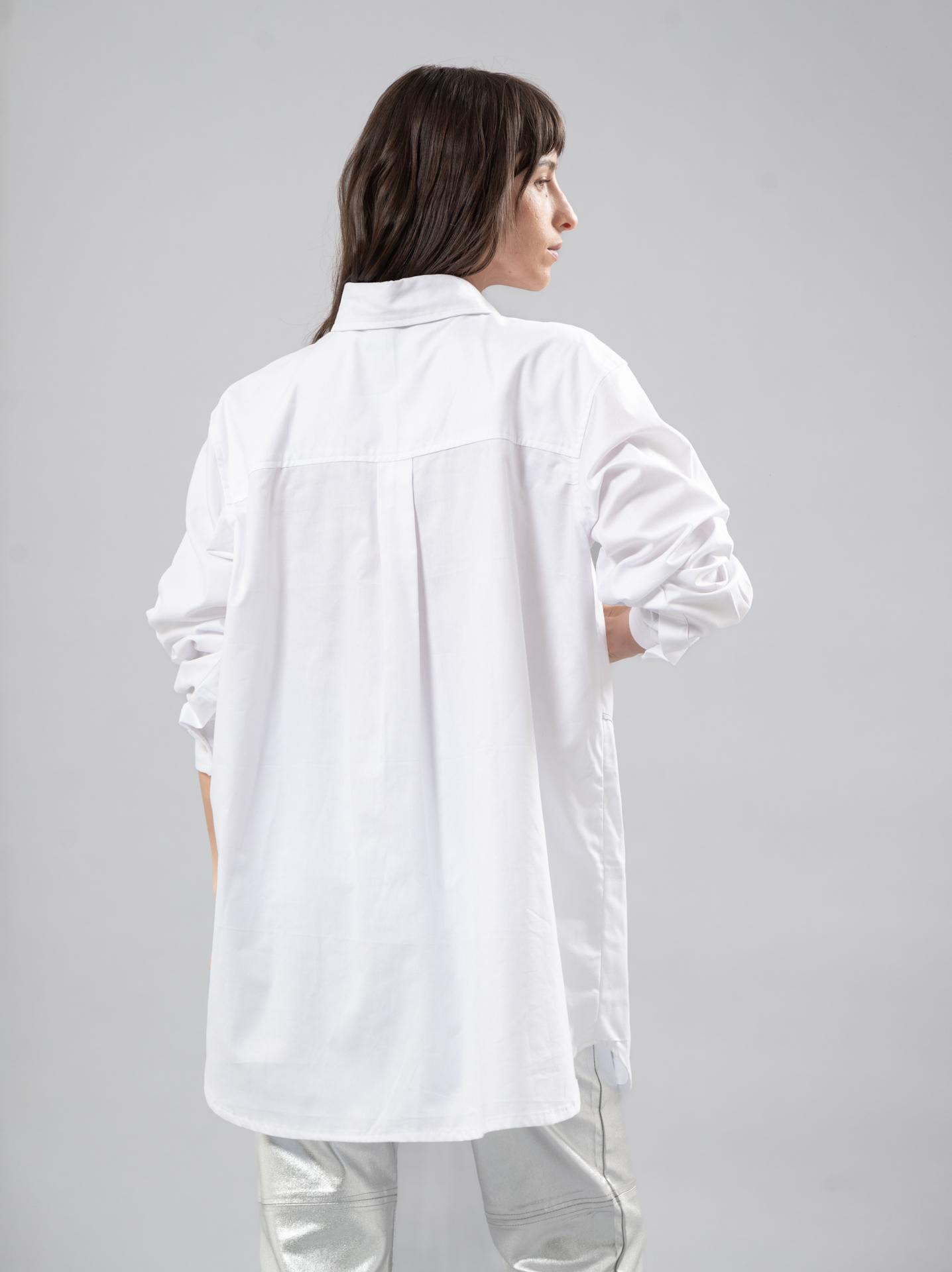 Camisa Fausta blanco talle unico