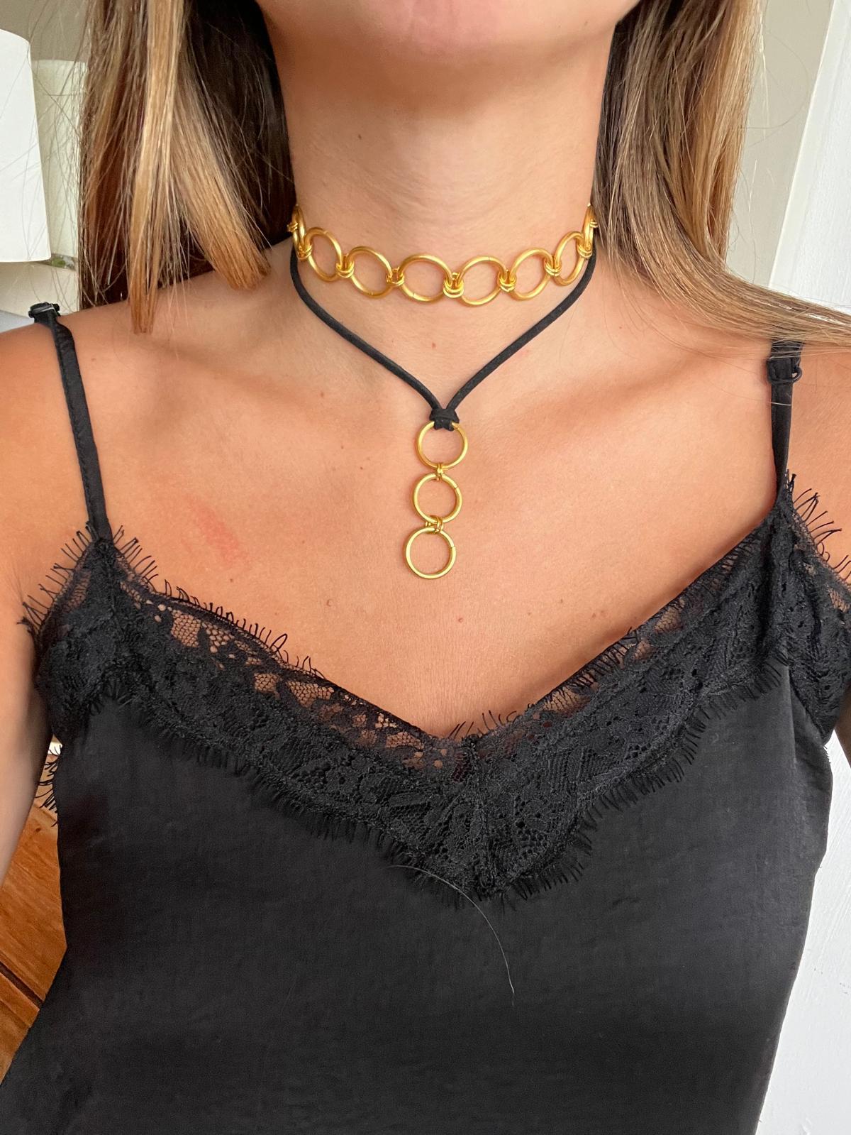 Gargntilla Aros dorado n/a