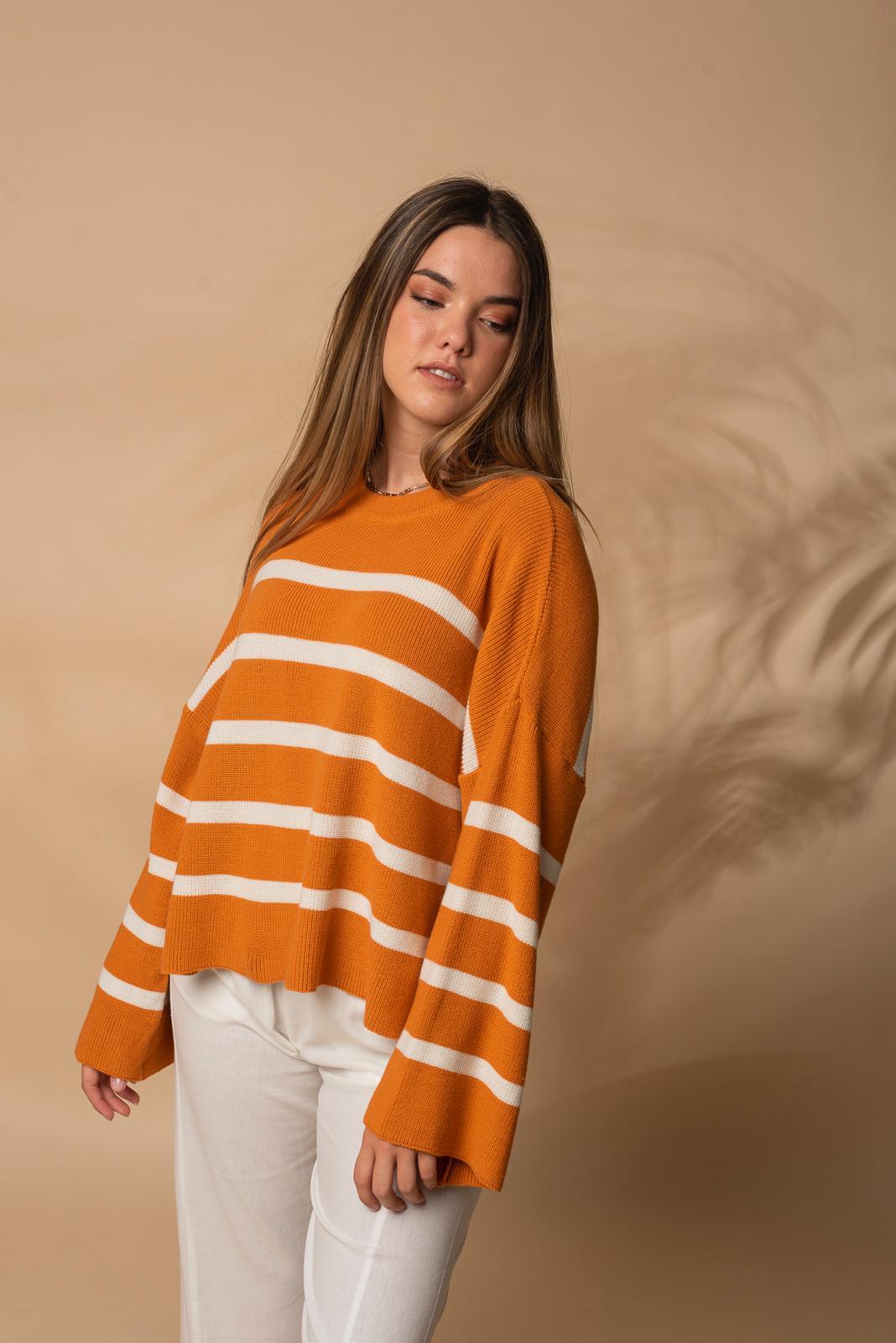 SWEATER PERUGIA naranja talle unico