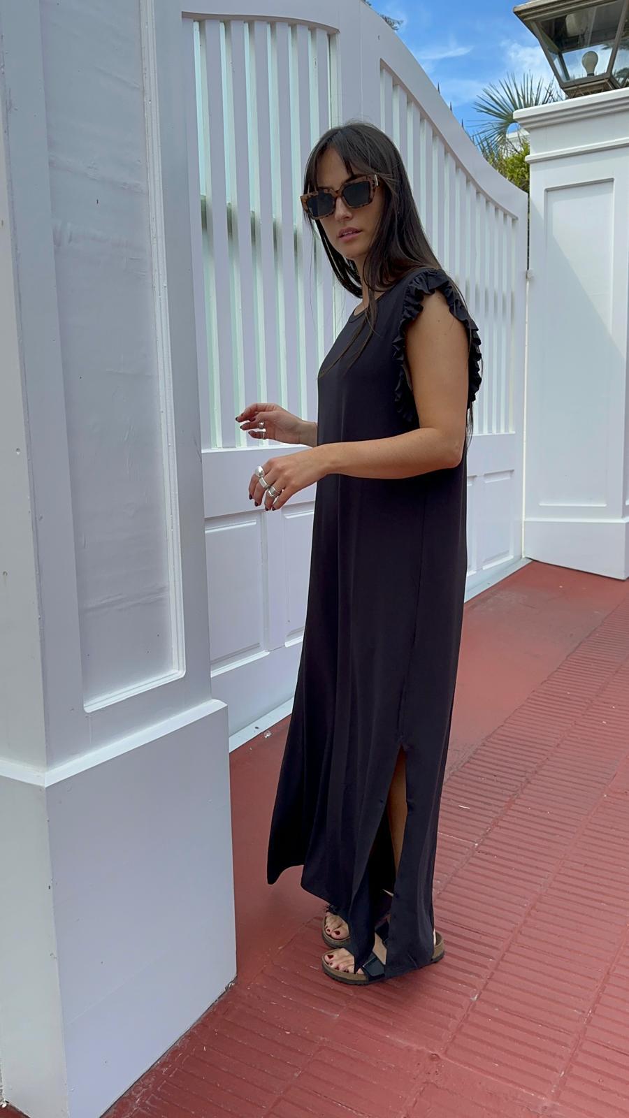 Vestido Filippa negro talle unico