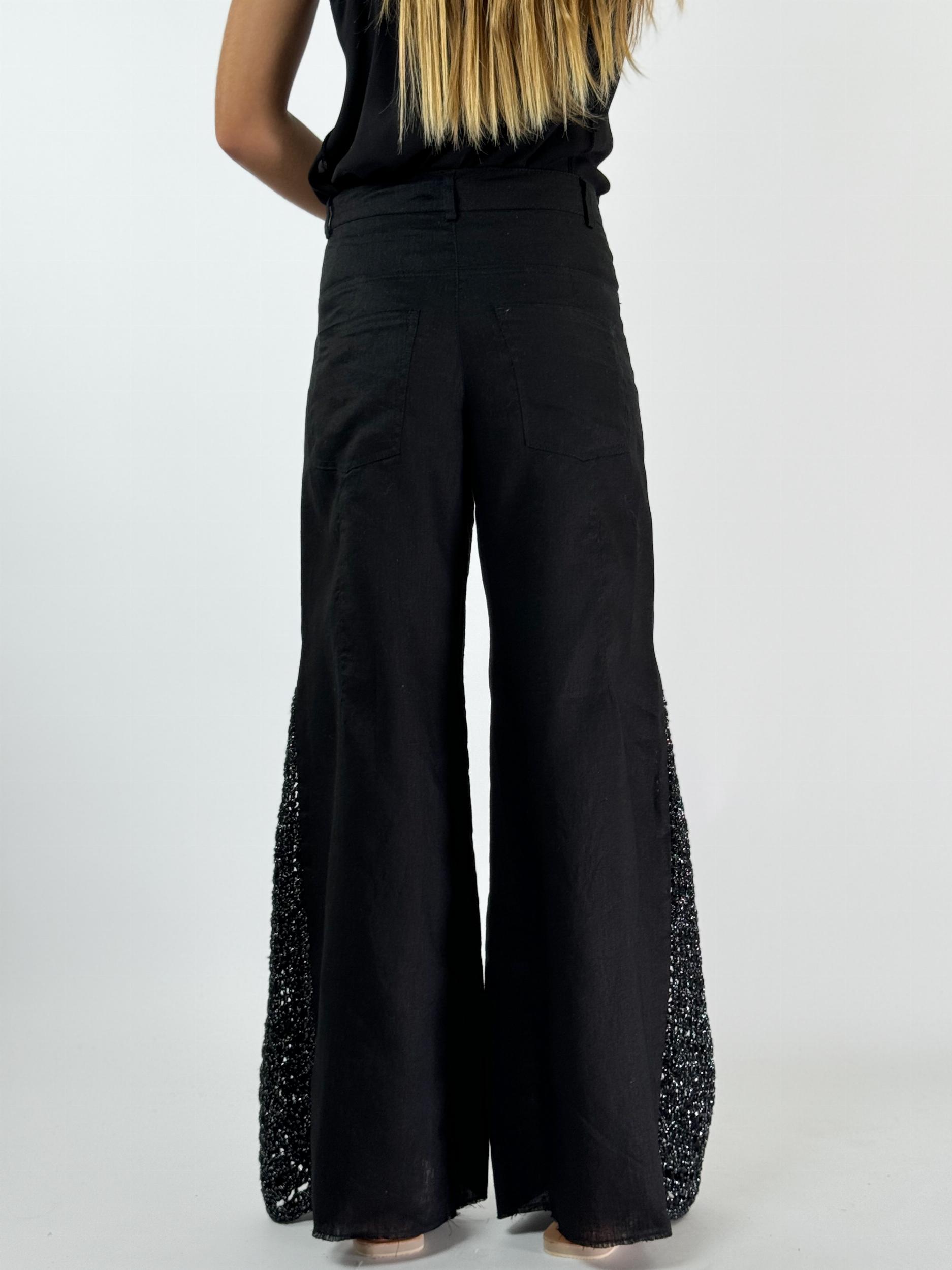 PANTALON JACINTO NEW CROCHET negro m