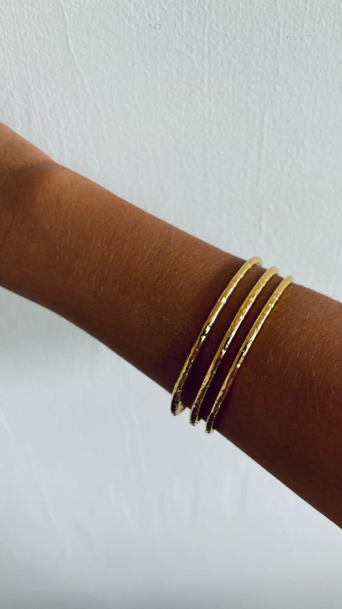 Brazalete Triple dorado n/a