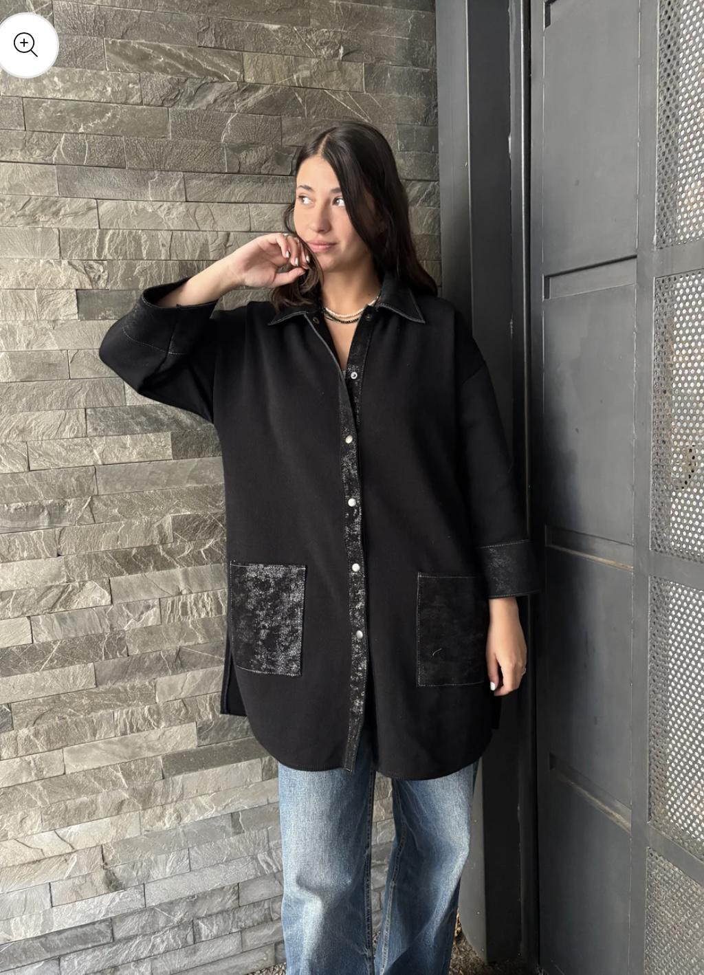 Camisa Berlin negro talle unico