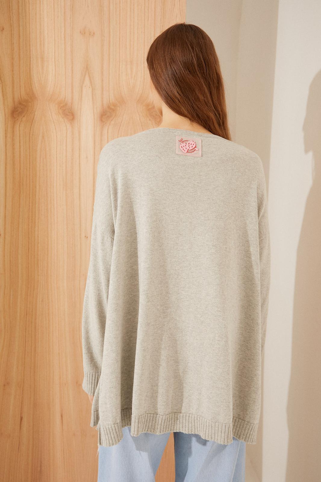 SWEATER DORIS gris talle unico