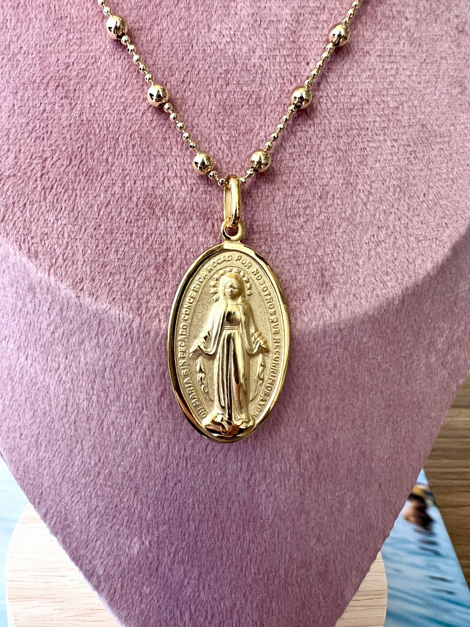 Medalla Virgen Milagrosa dorado n/a