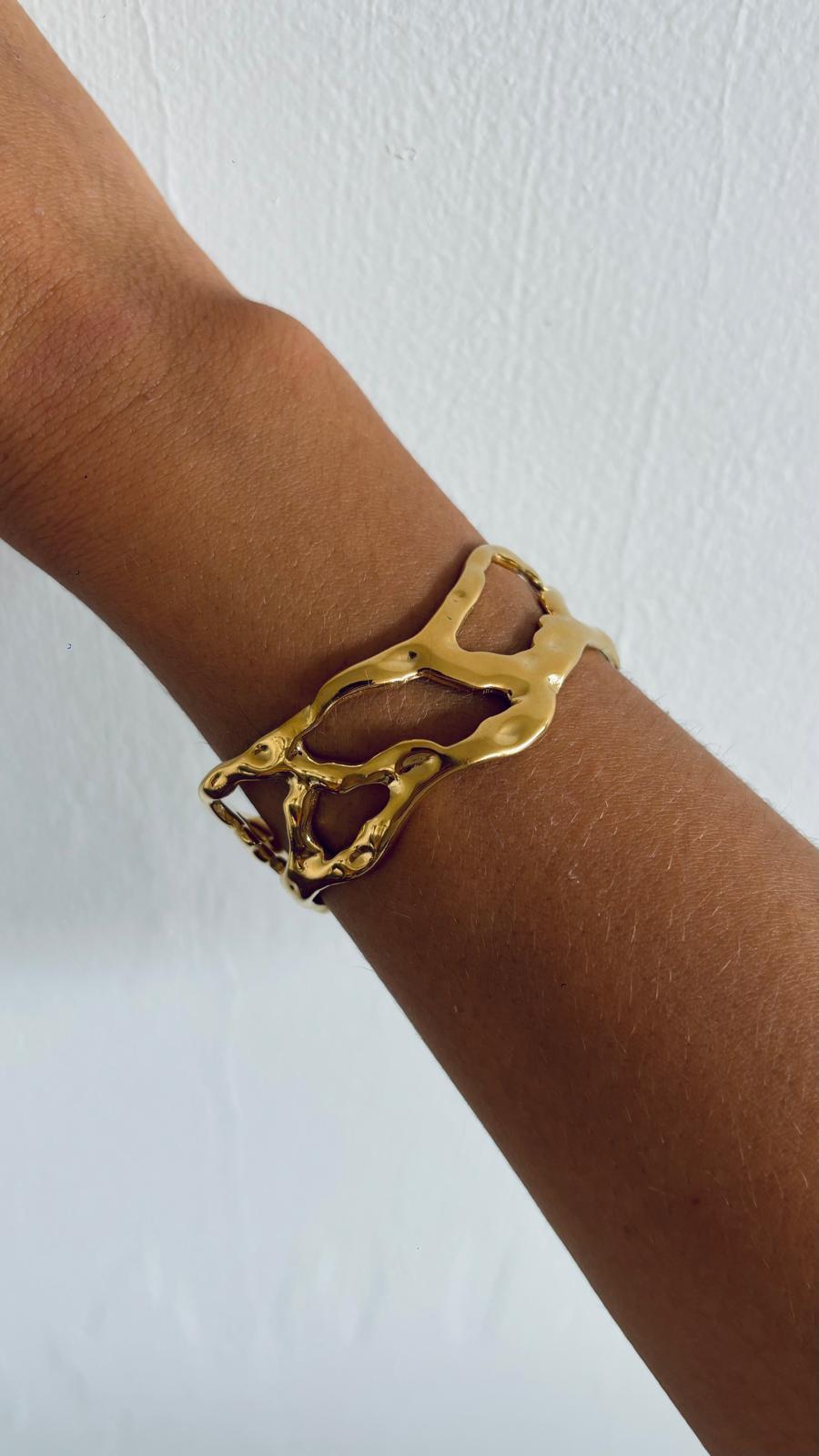 Brazalete Creta dorado n/a