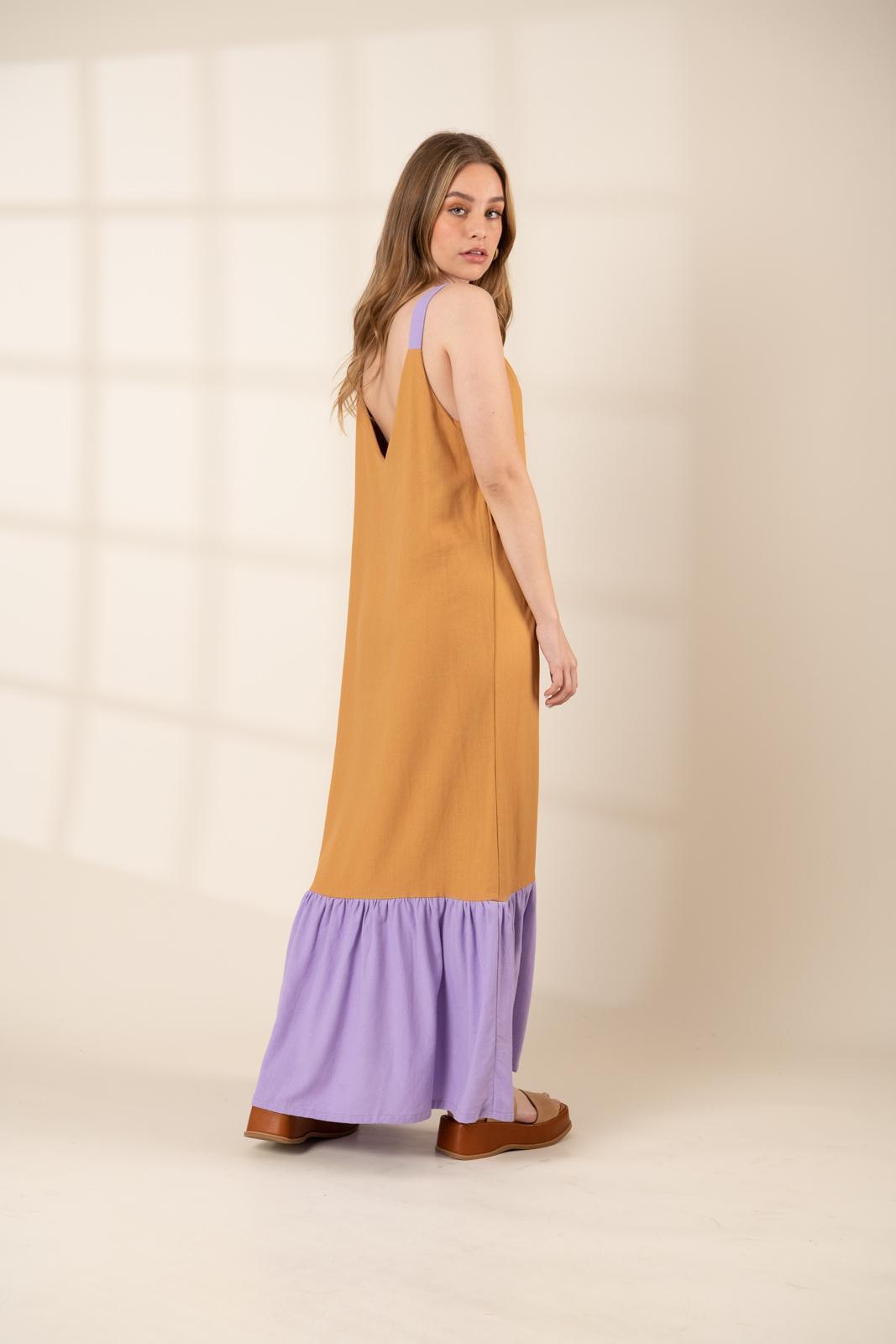 VESTIDO SEVILLA camel s/m