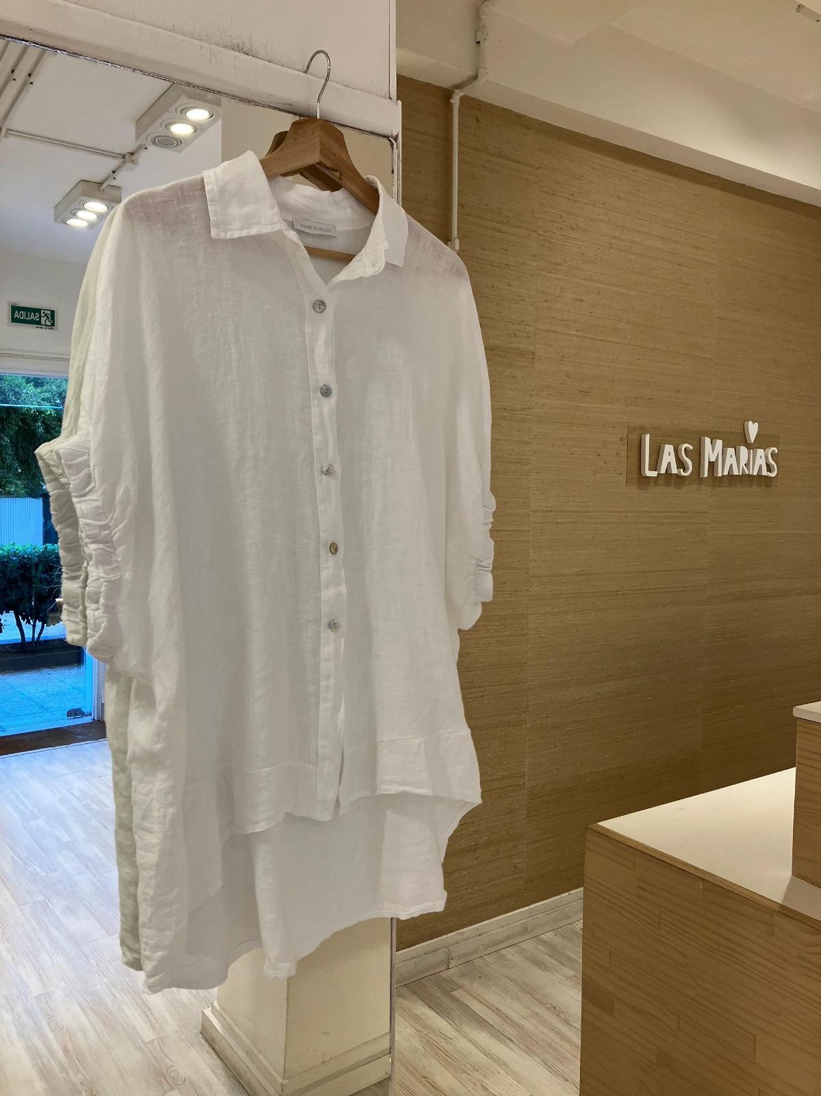 Camisa Natura blanco talle unico