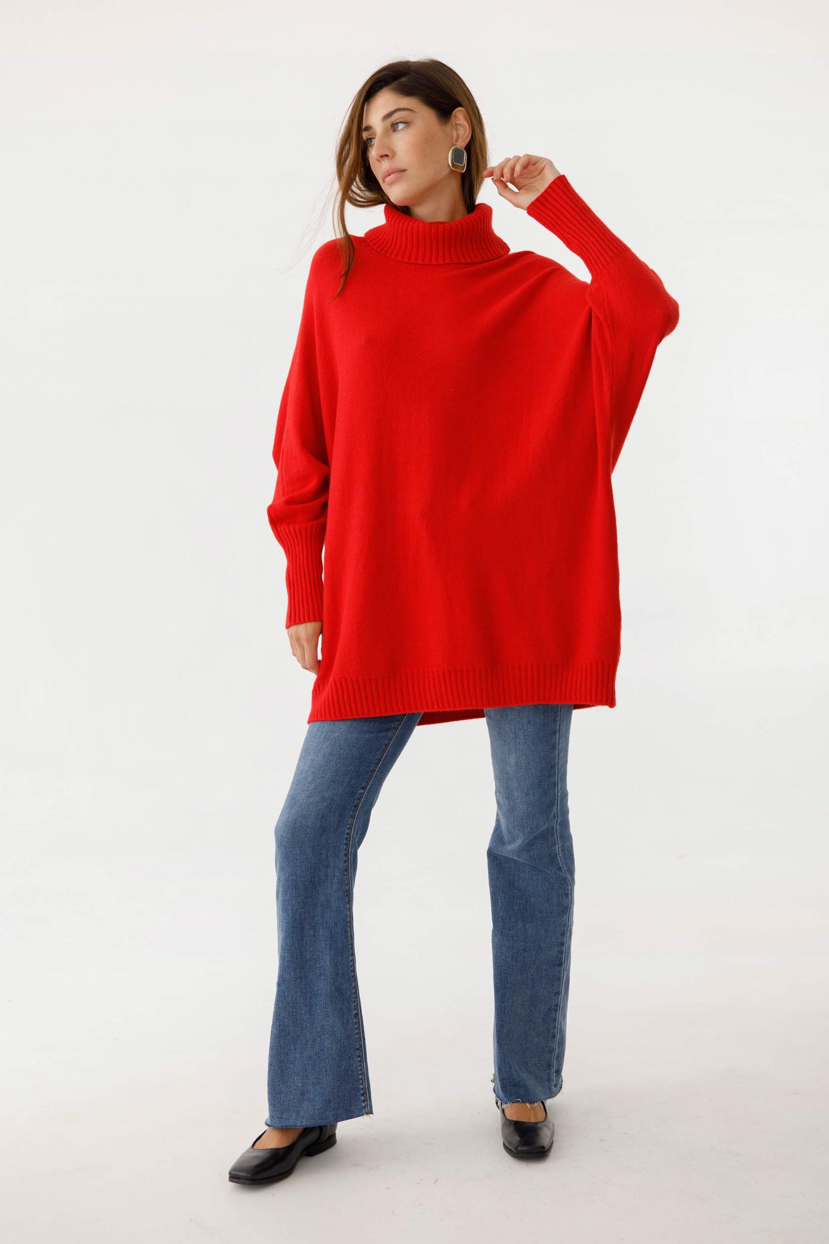 Sweater Azul rojo talle unico