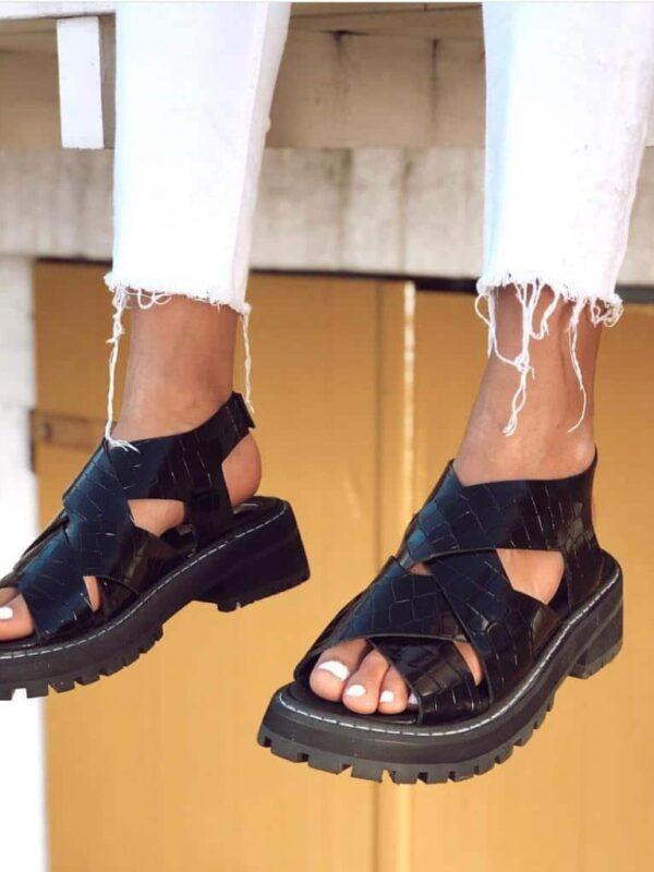 Sandalia Roble negro 37