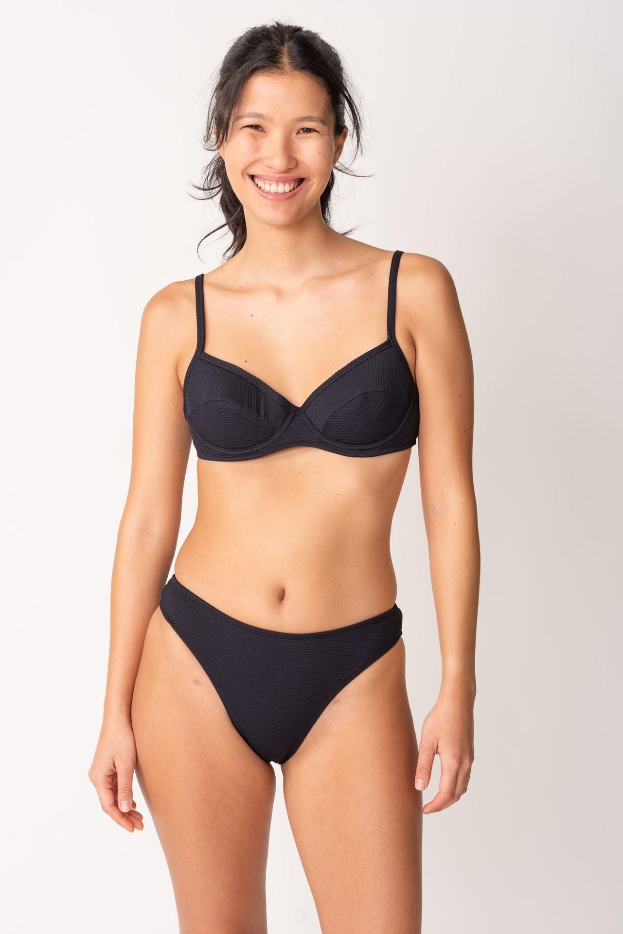 Cabo - Bikini con Aro y Push Up negro s