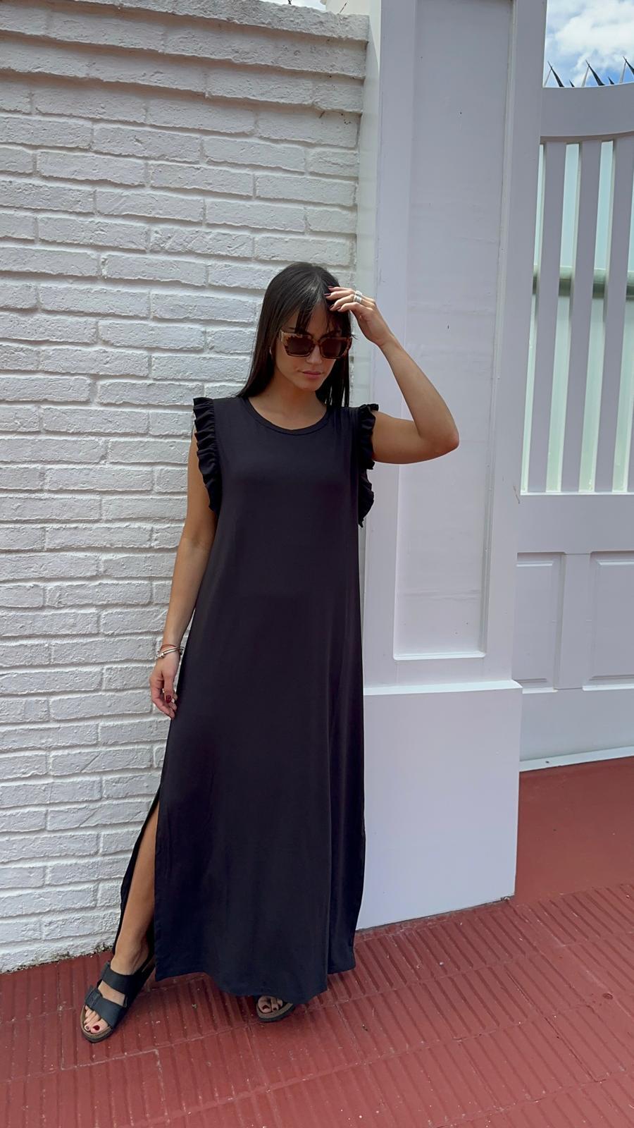 Vestido Filippa negro talle unico