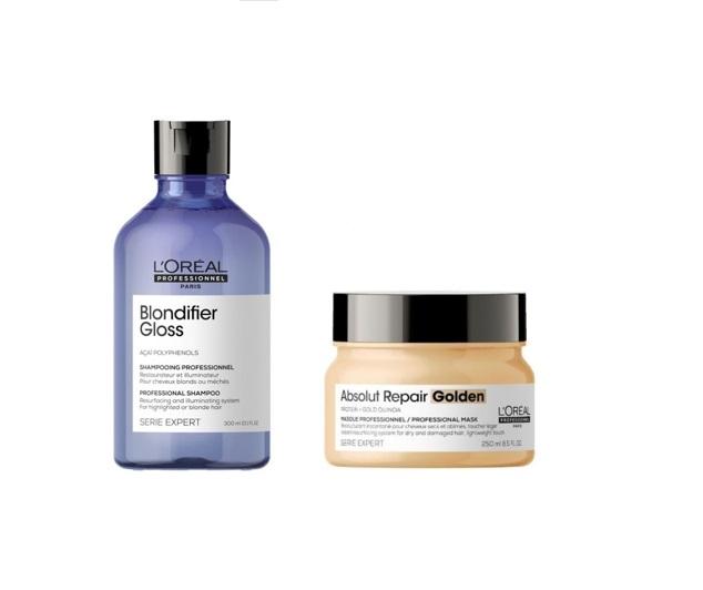 Shampoo Gloss 300ml + Mascara Gold 250ml + REGALO n/a 