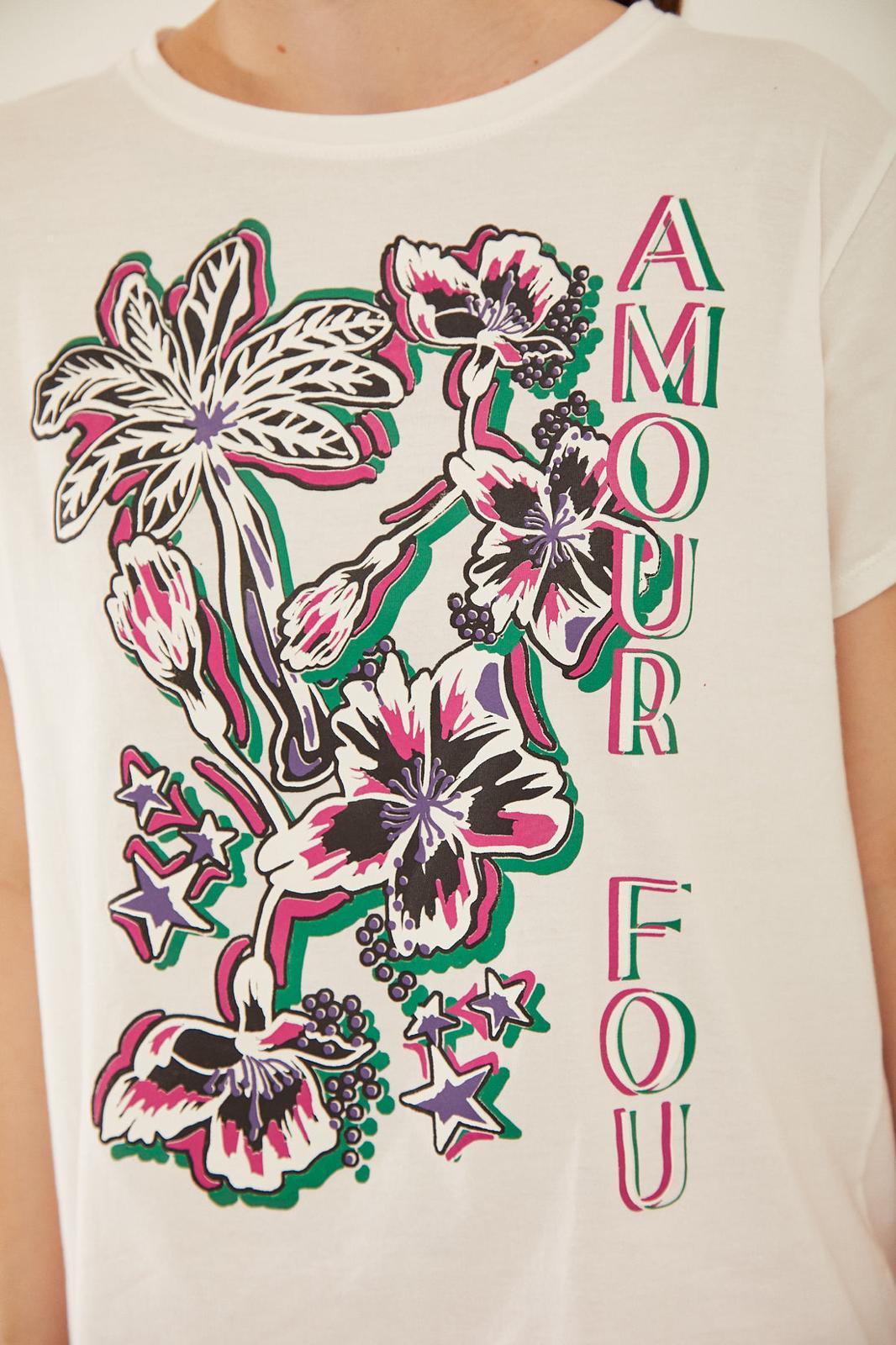 REMERA AMOUR FOU blanco s/m