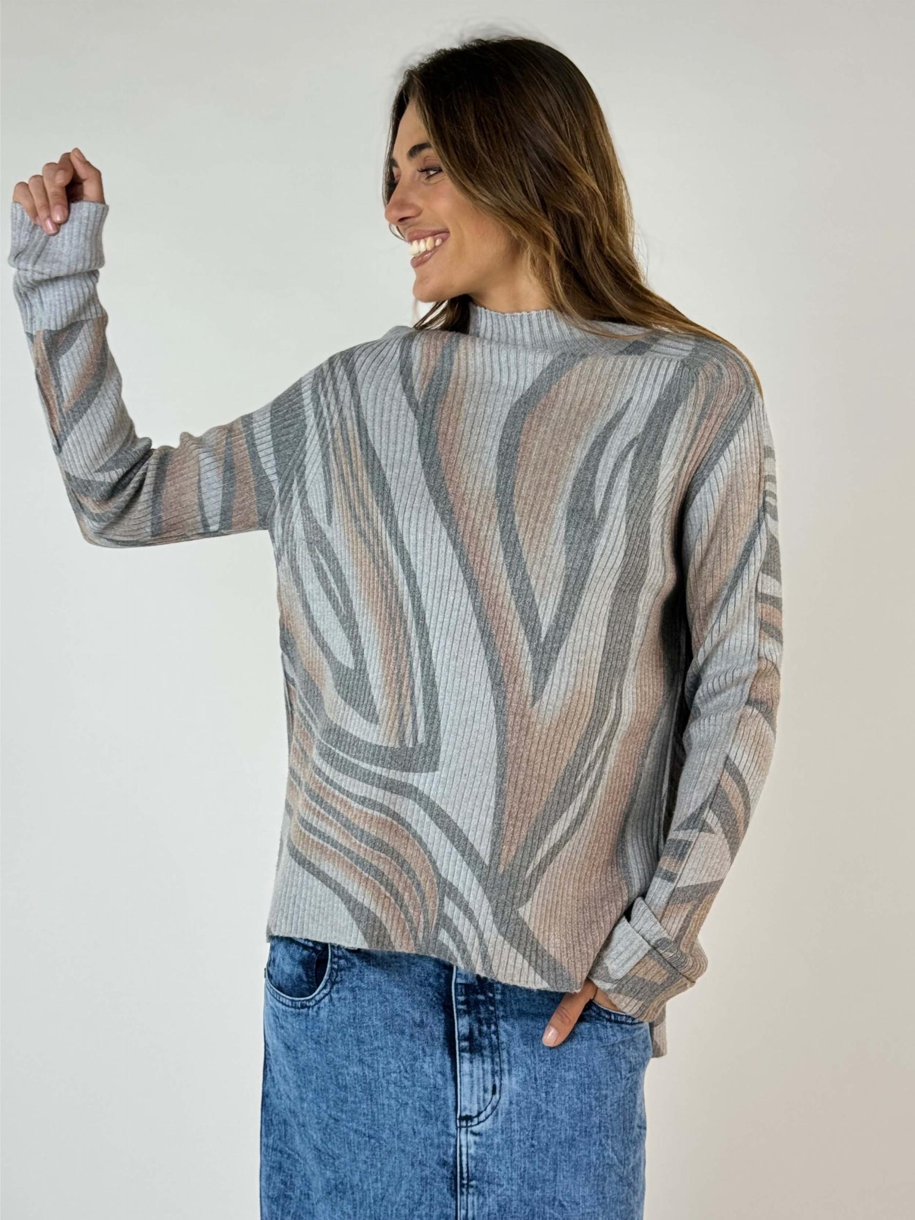 SWEATER NIVES gris talle unico