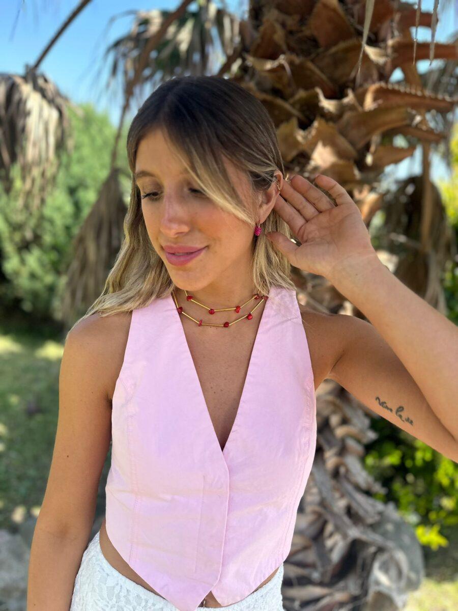 Collar Hvar dorado talle unico