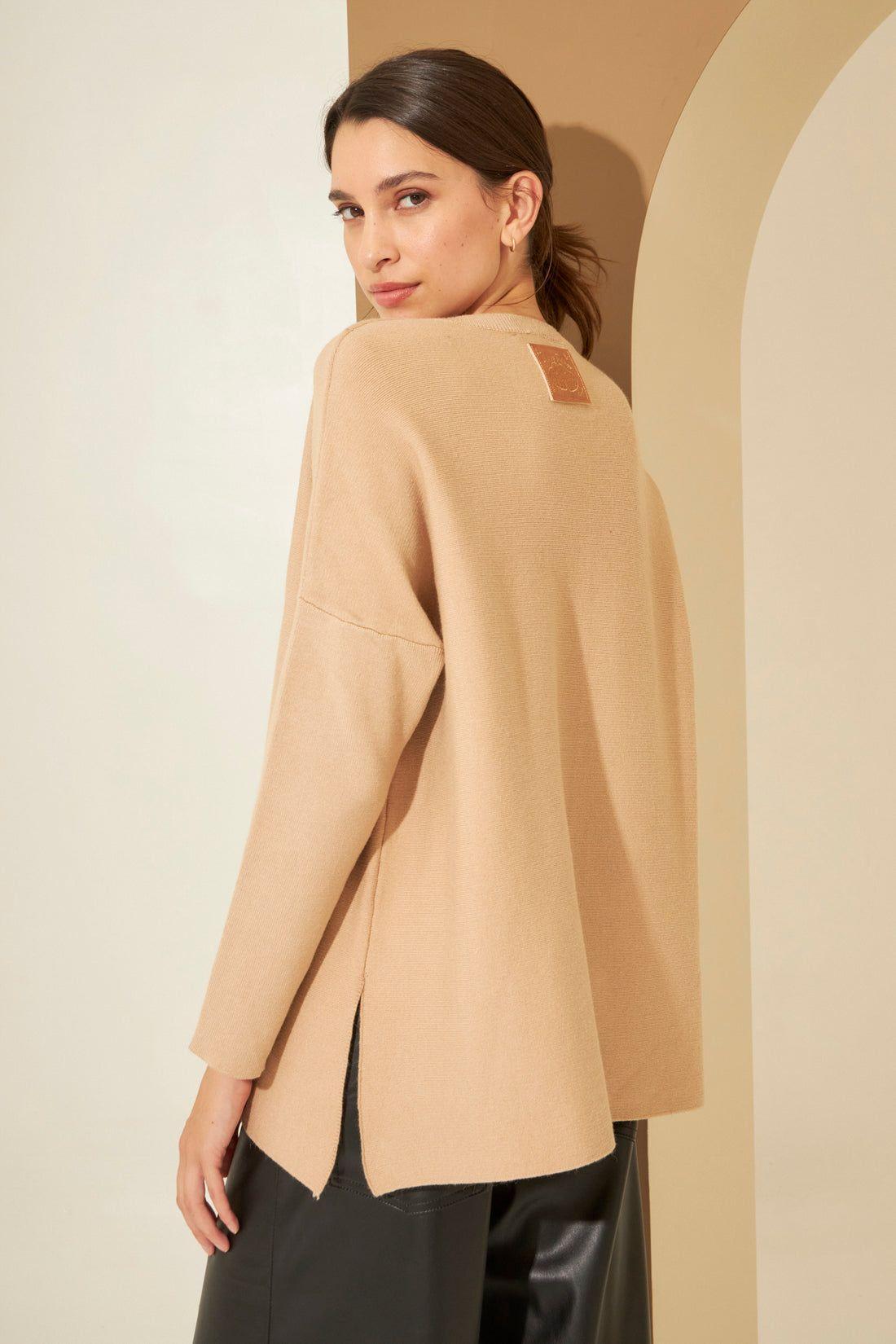 Sweater Ava vison talle unico