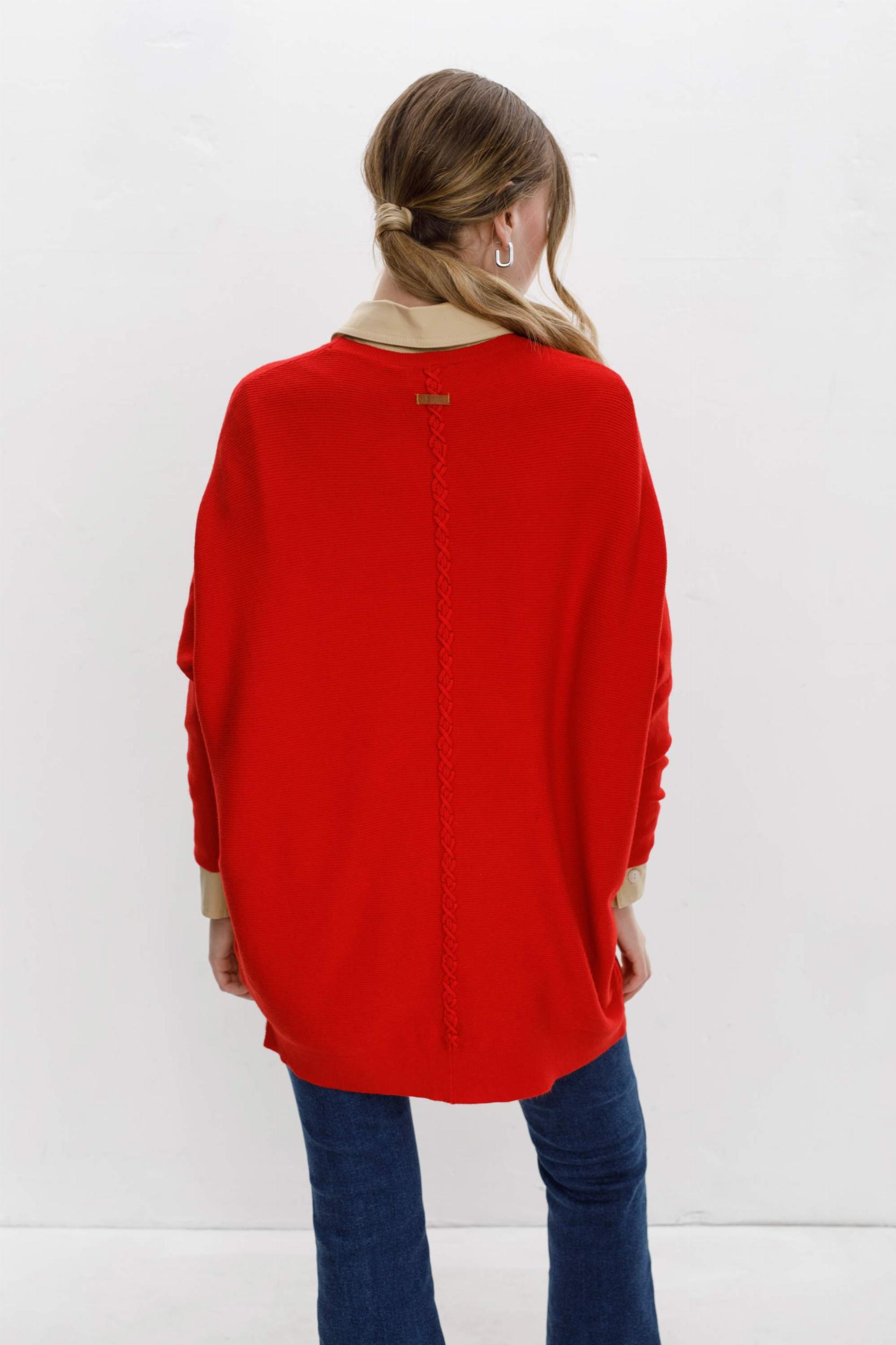 Sweater Narcizo rojo talle unico