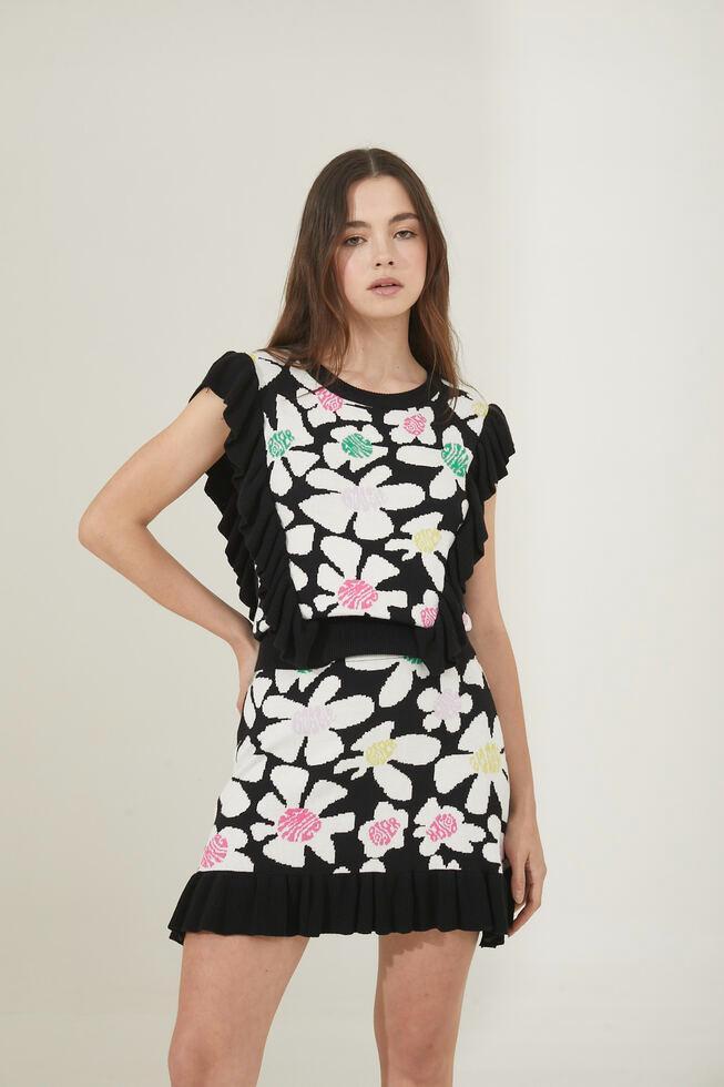 FALDA DAISY negro m/l