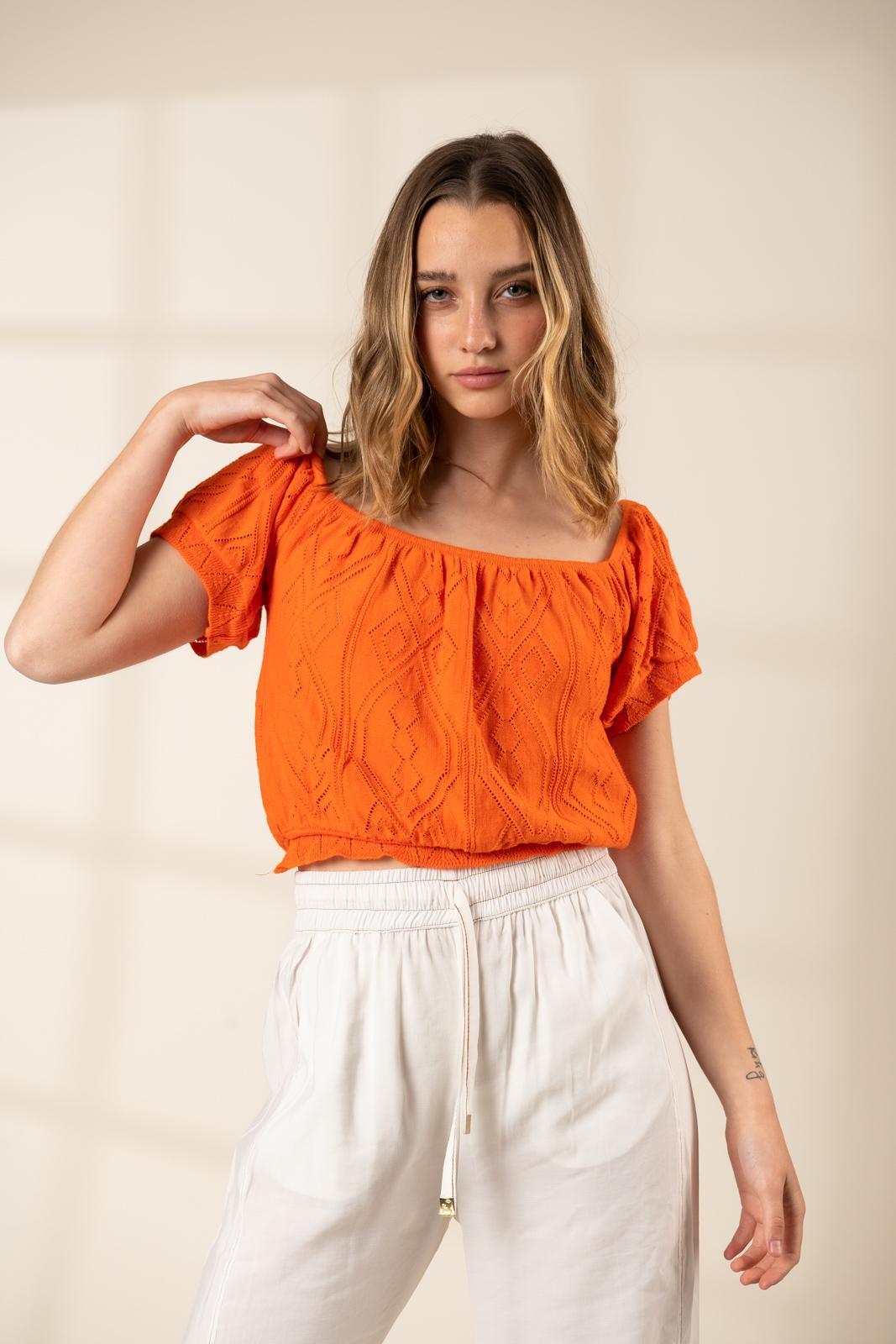 TOP BILBAO naranja talle unico